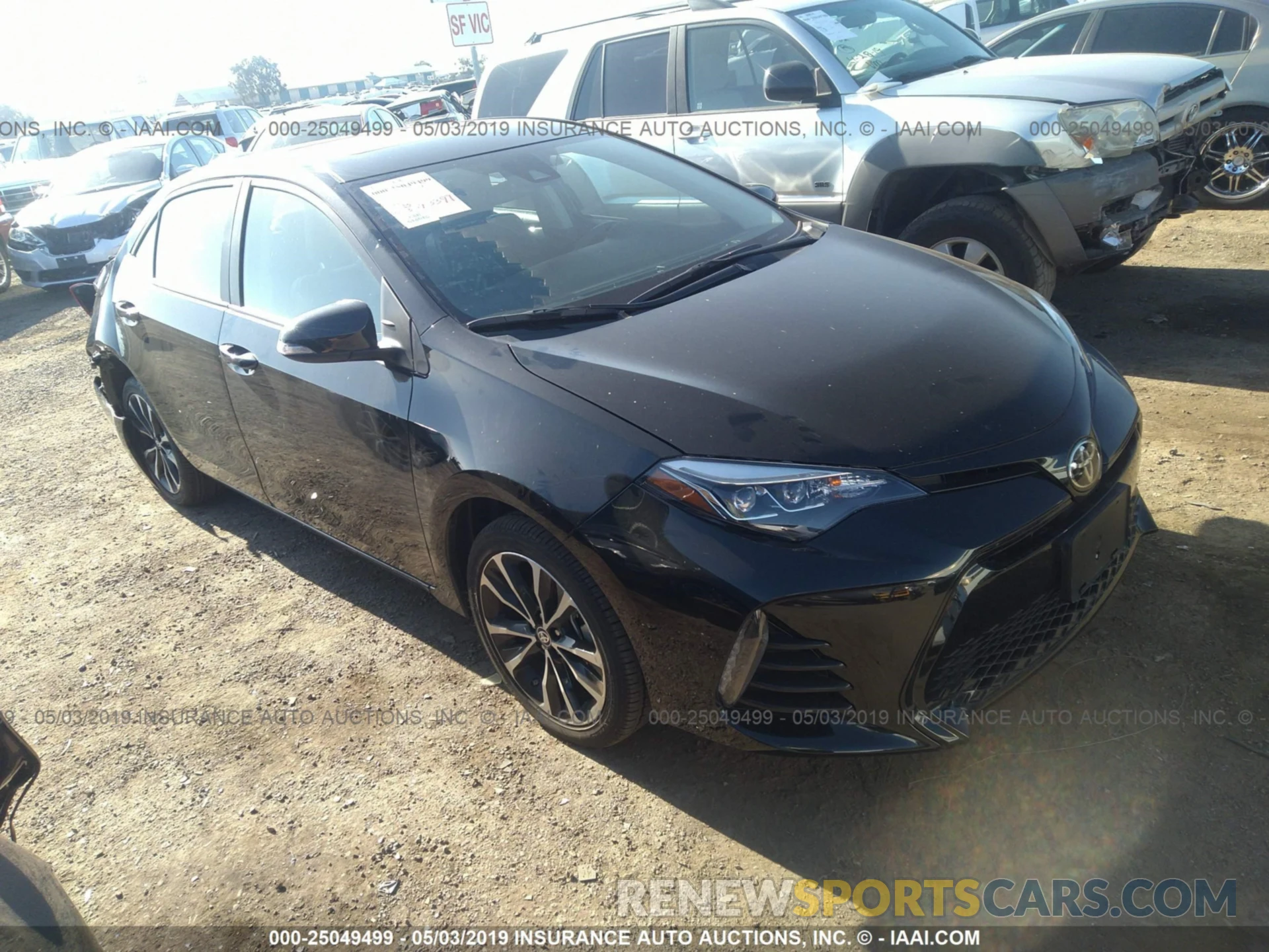 1 Photograph of a damaged car 5YFBURHE1KP915725 TOYOTA COROLLA 2019