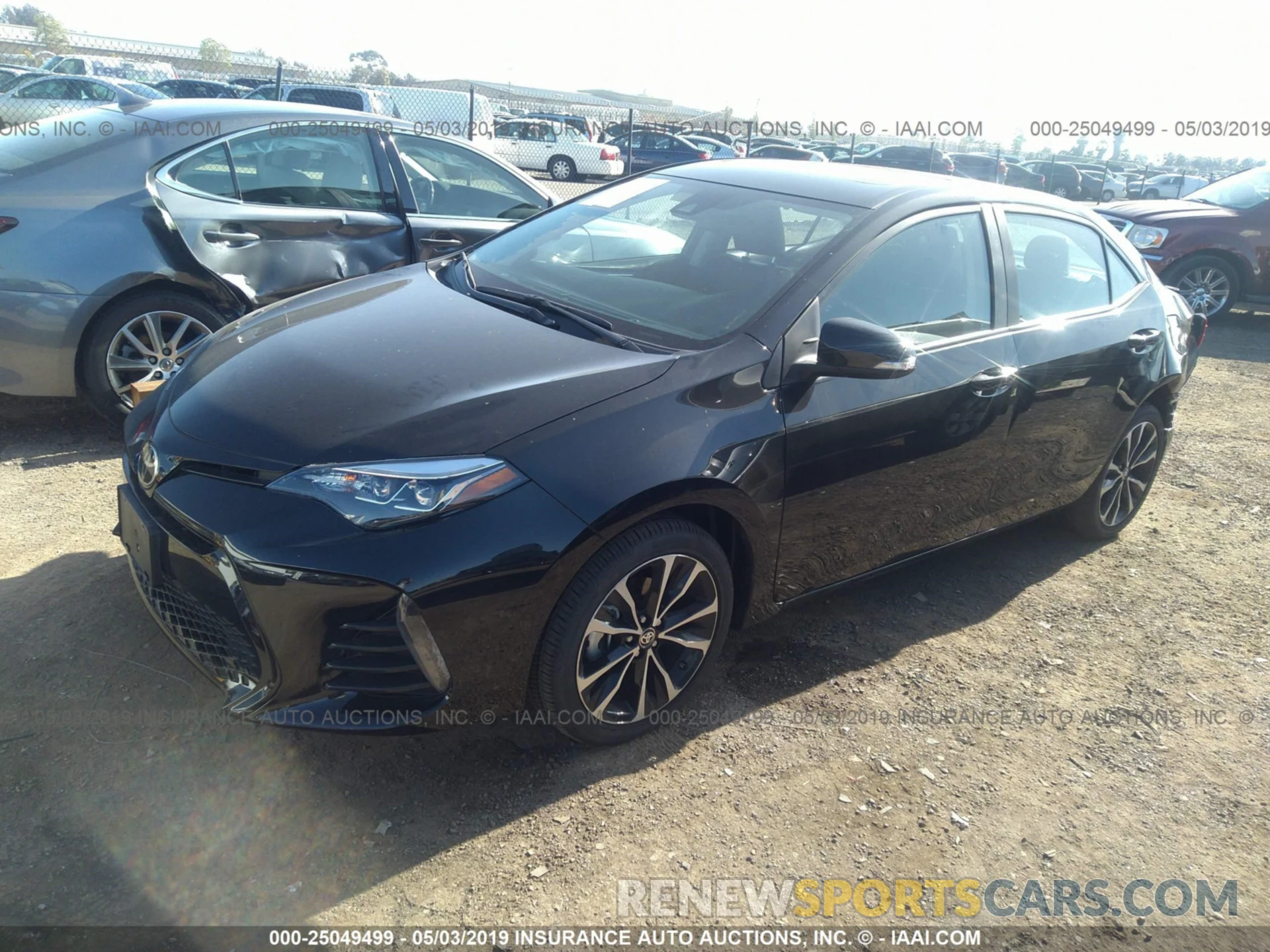 2 Photograph of a damaged car 5YFBURHE1KP915725 TOYOTA COROLLA 2019