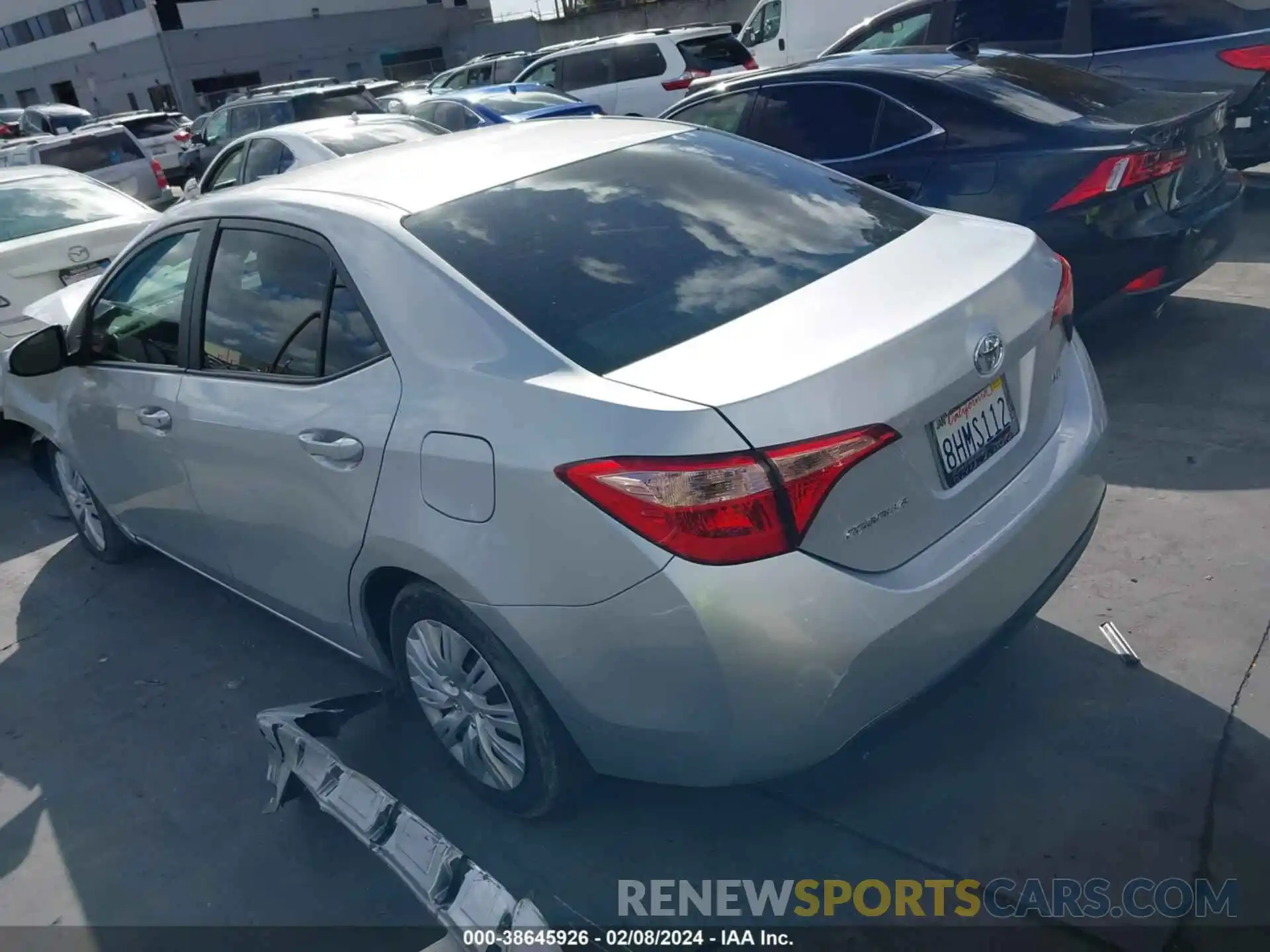 3 Photograph of a damaged car 5YFBURHE1KP915739 TOYOTA COROLLA 2019