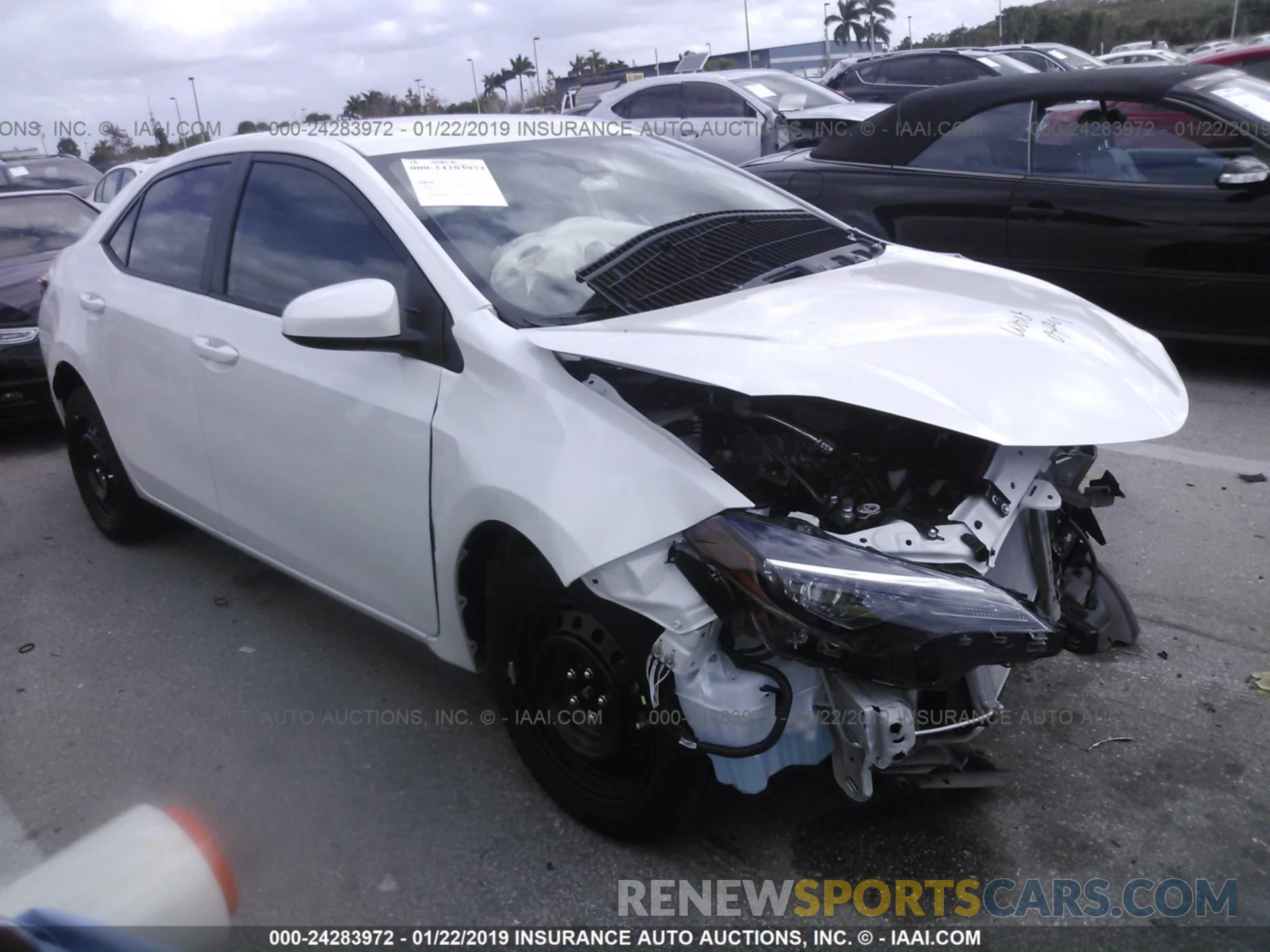 1 Photograph of a damaged car 5YFBURHE1KP916339 TOYOTA COROLLA 2019