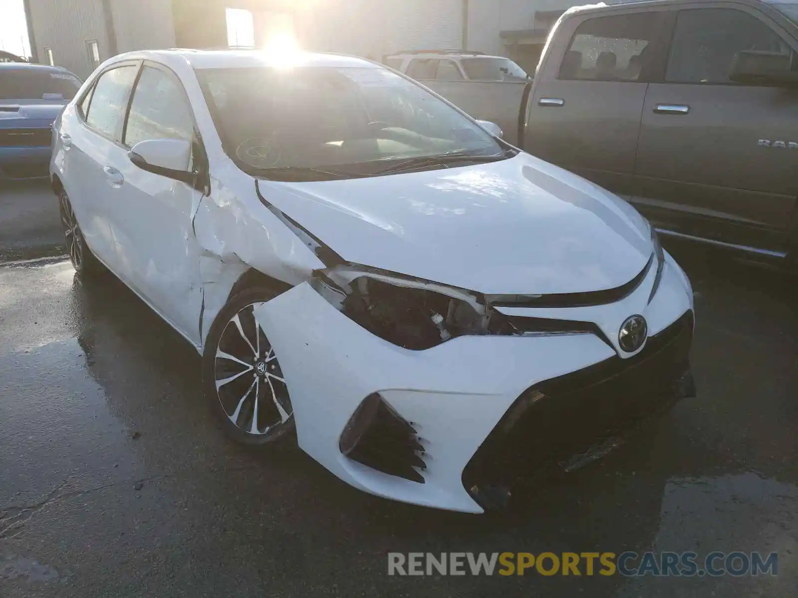 1 Photograph of a damaged car 5YFBURHE1KP916406 TOYOTA COROLLA 2019