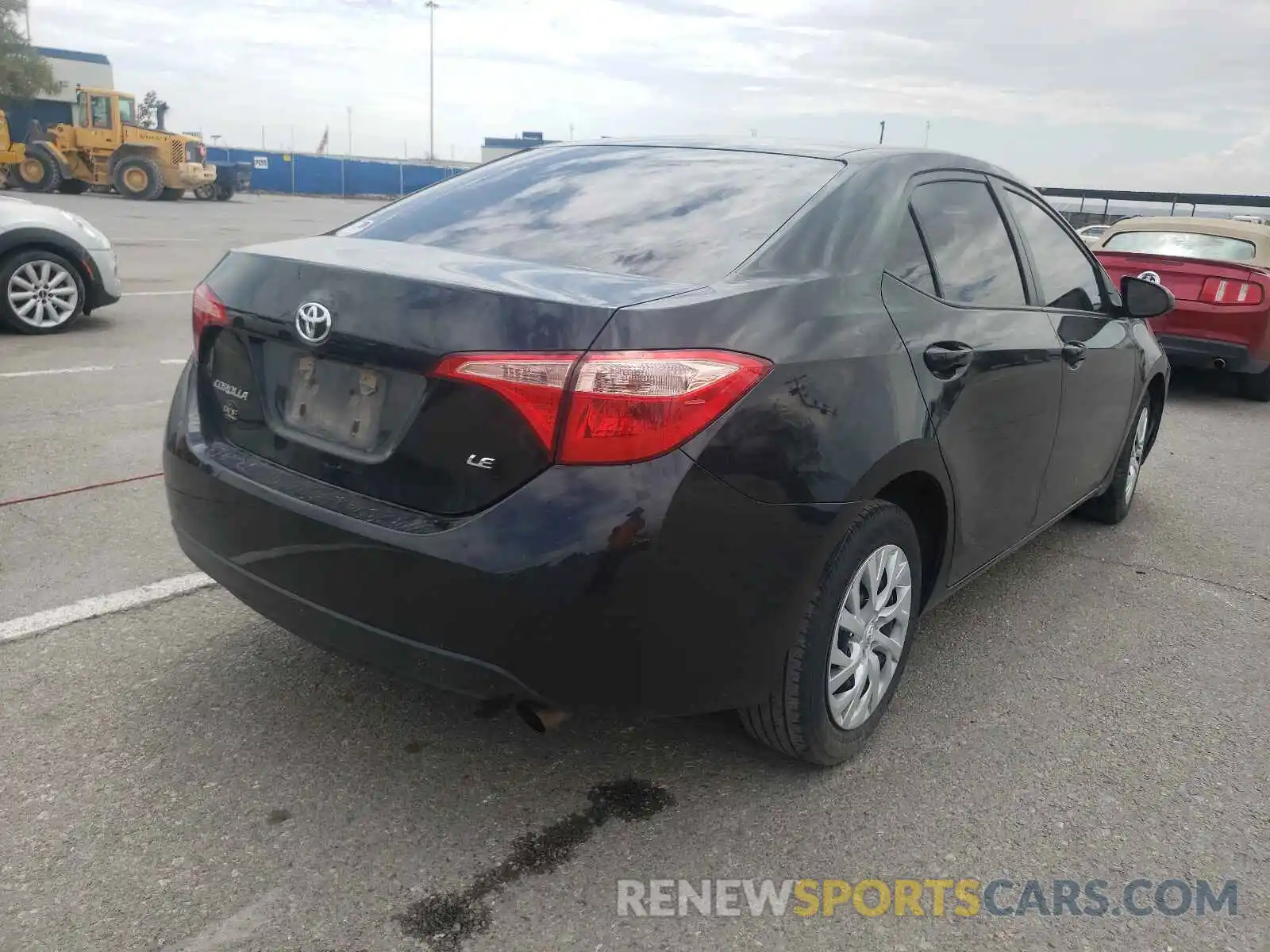 4 Photograph of a damaged car 5YFBURHE1KP917023 TOYOTA COROLLA 2019