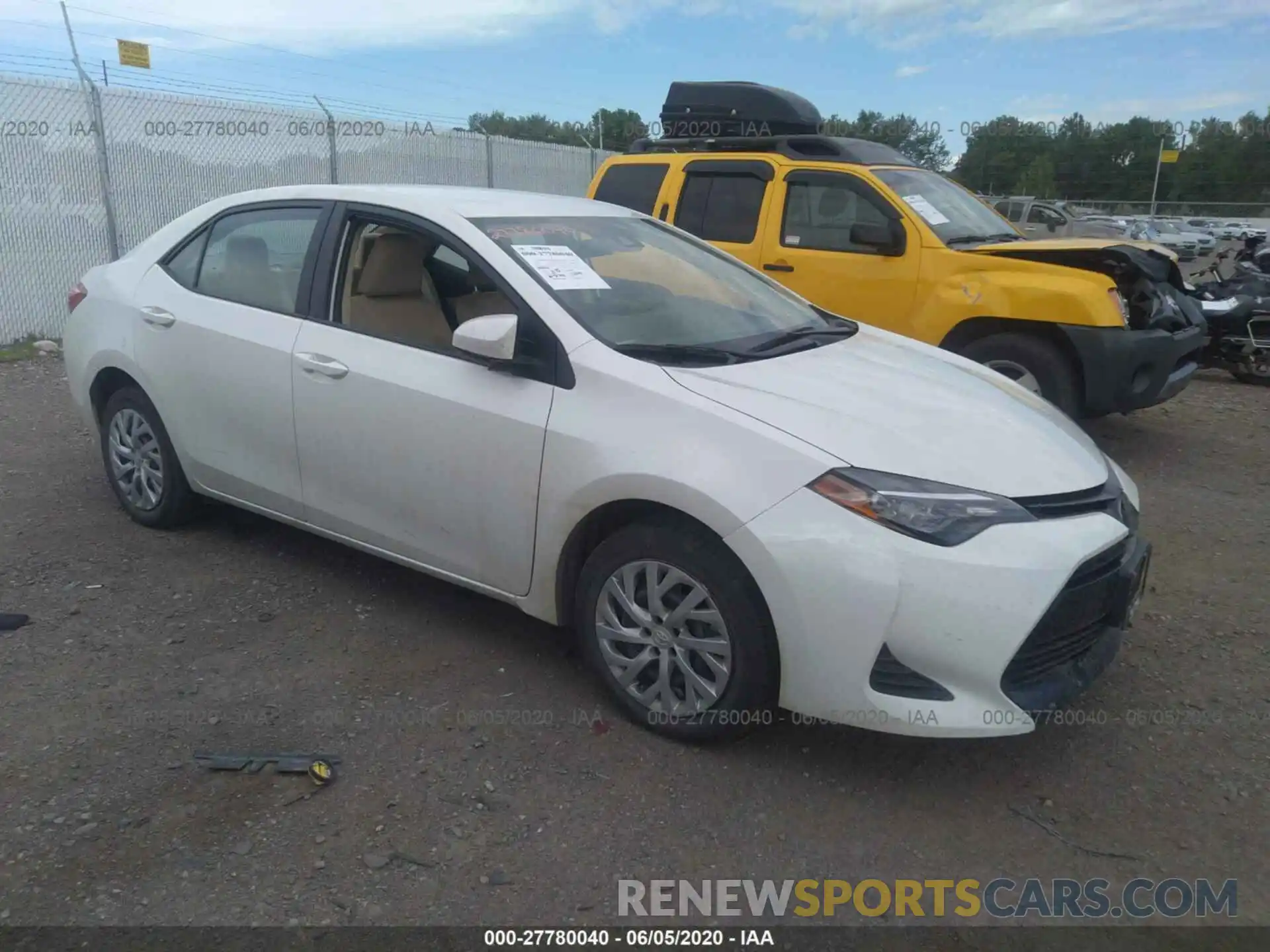 1 Photograph of a damaged car 5YFBURHE1KP917121 TOYOTA COROLLA 2019