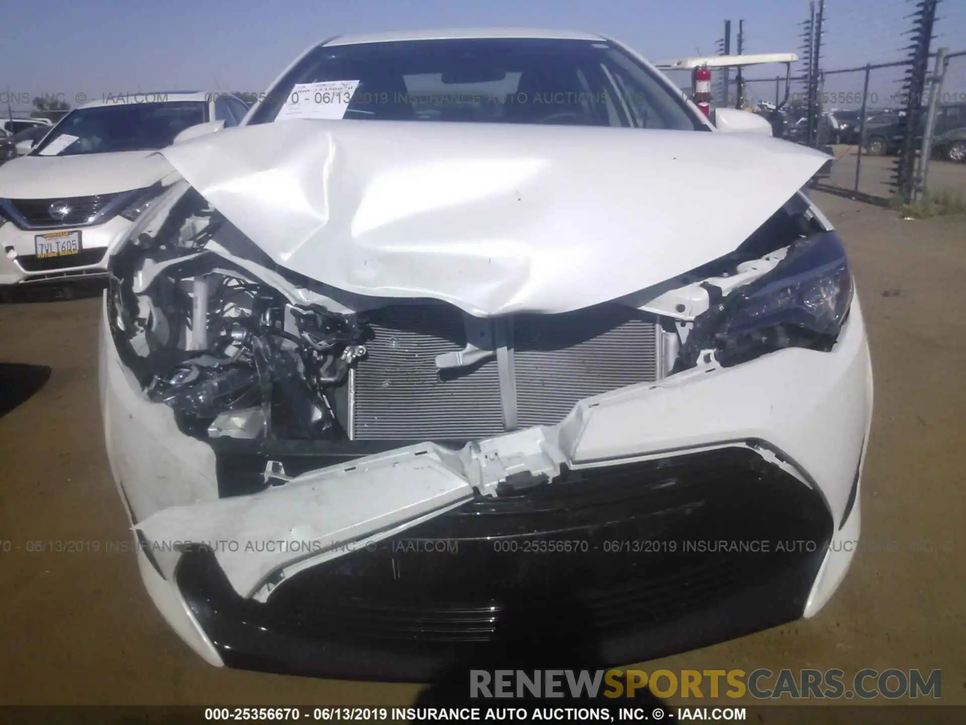 6 Photograph of a damaged car 5YFBURHE1KP917135 TOYOTA COROLLA 2019