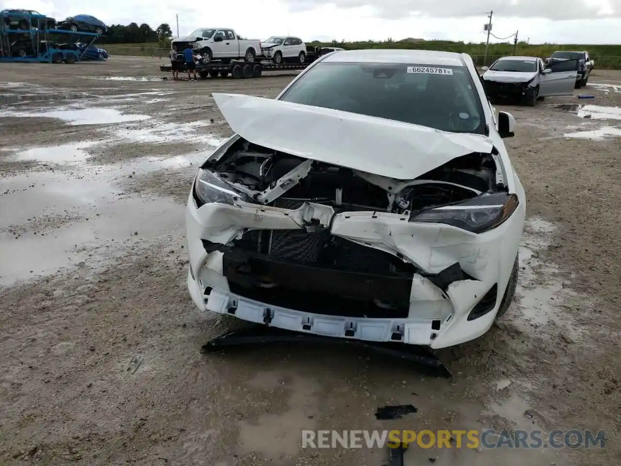 9 Photograph of a damaged car 5YFBURHE1KP917569 TOYOTA COROLLA 2019