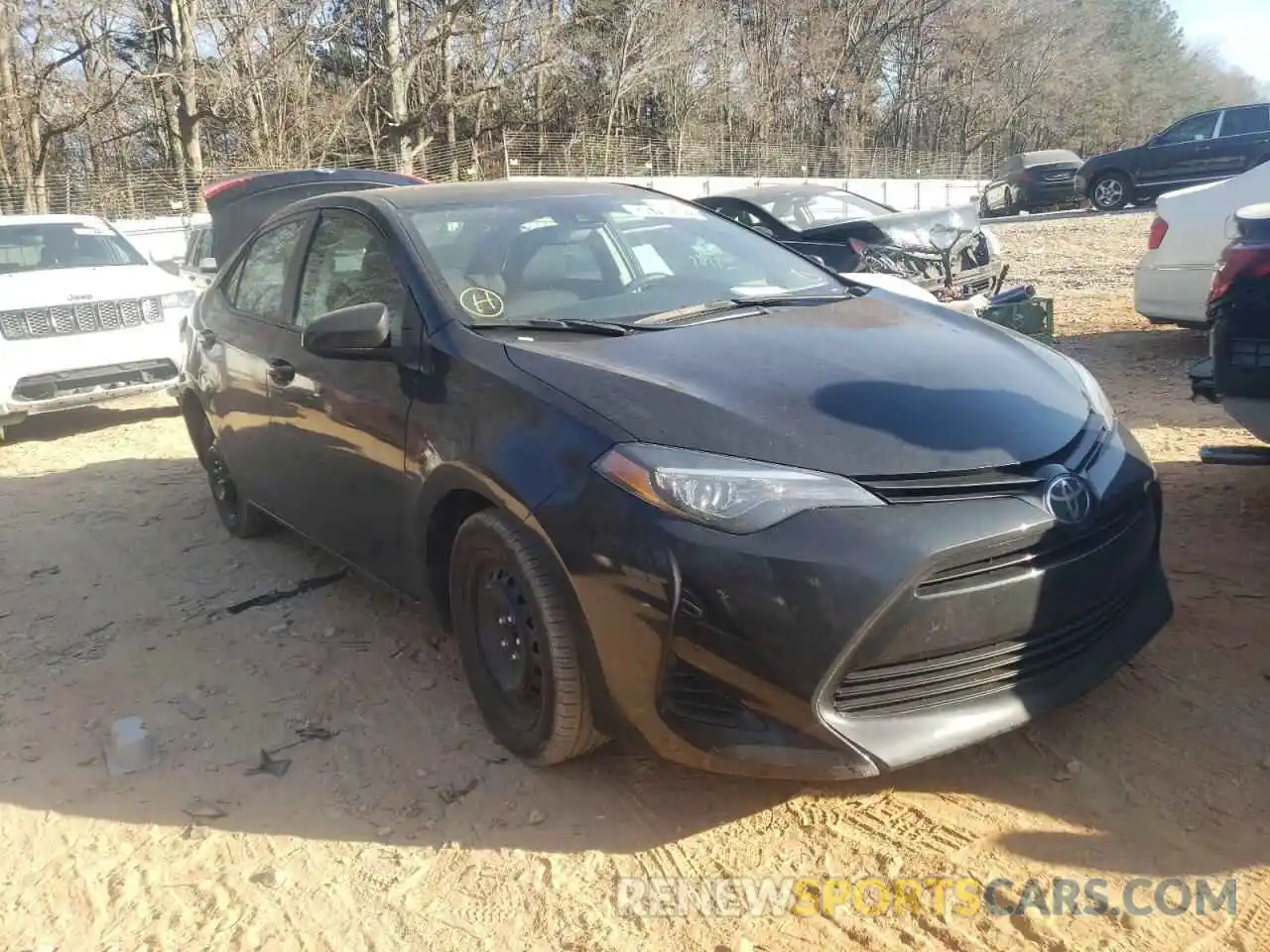 1 Photograph of a damaged car 5YFBURHE1KP917622 TOYOTA COROLLA 2019