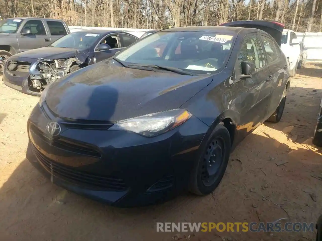 2 Photograph of a damaged car 5YFBURHE1KP917622 TOYOTA COROLLA 2019