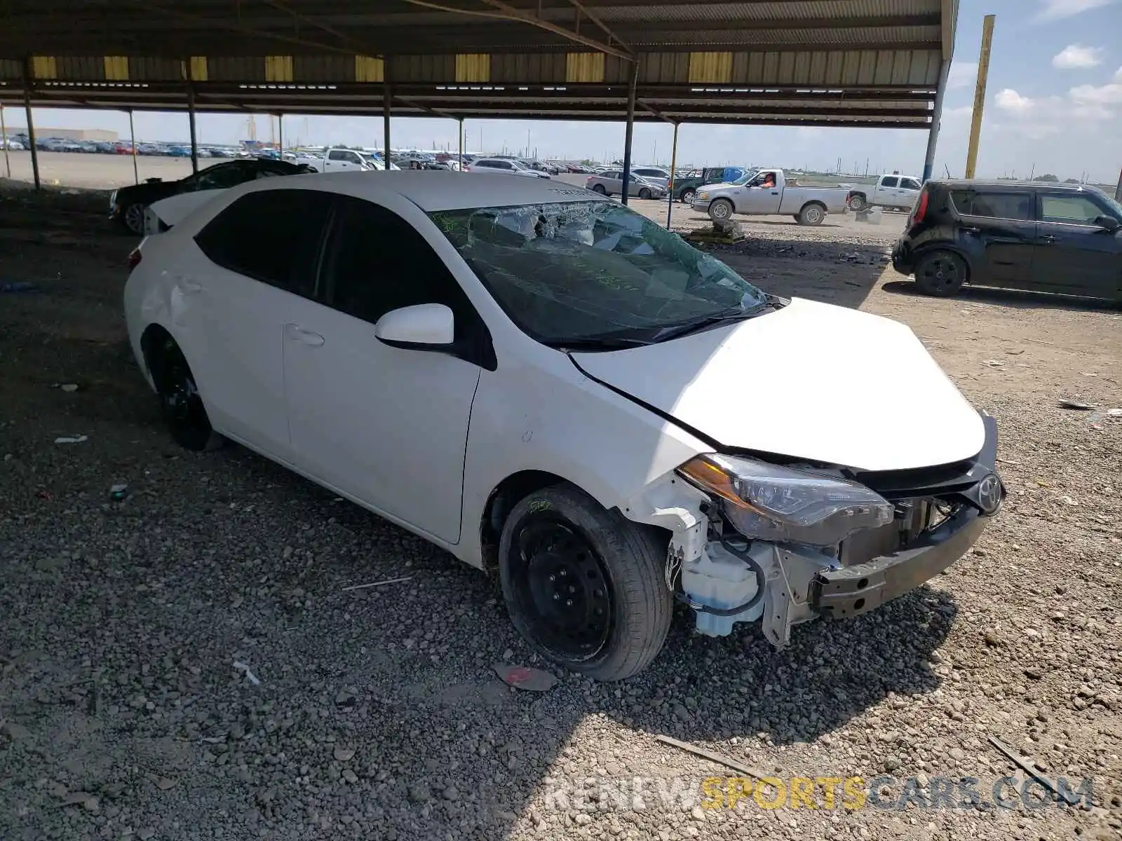 1 Photograph of a damaged car 5YFBURHE1KP917930 TOYOTA COROLLA 2019