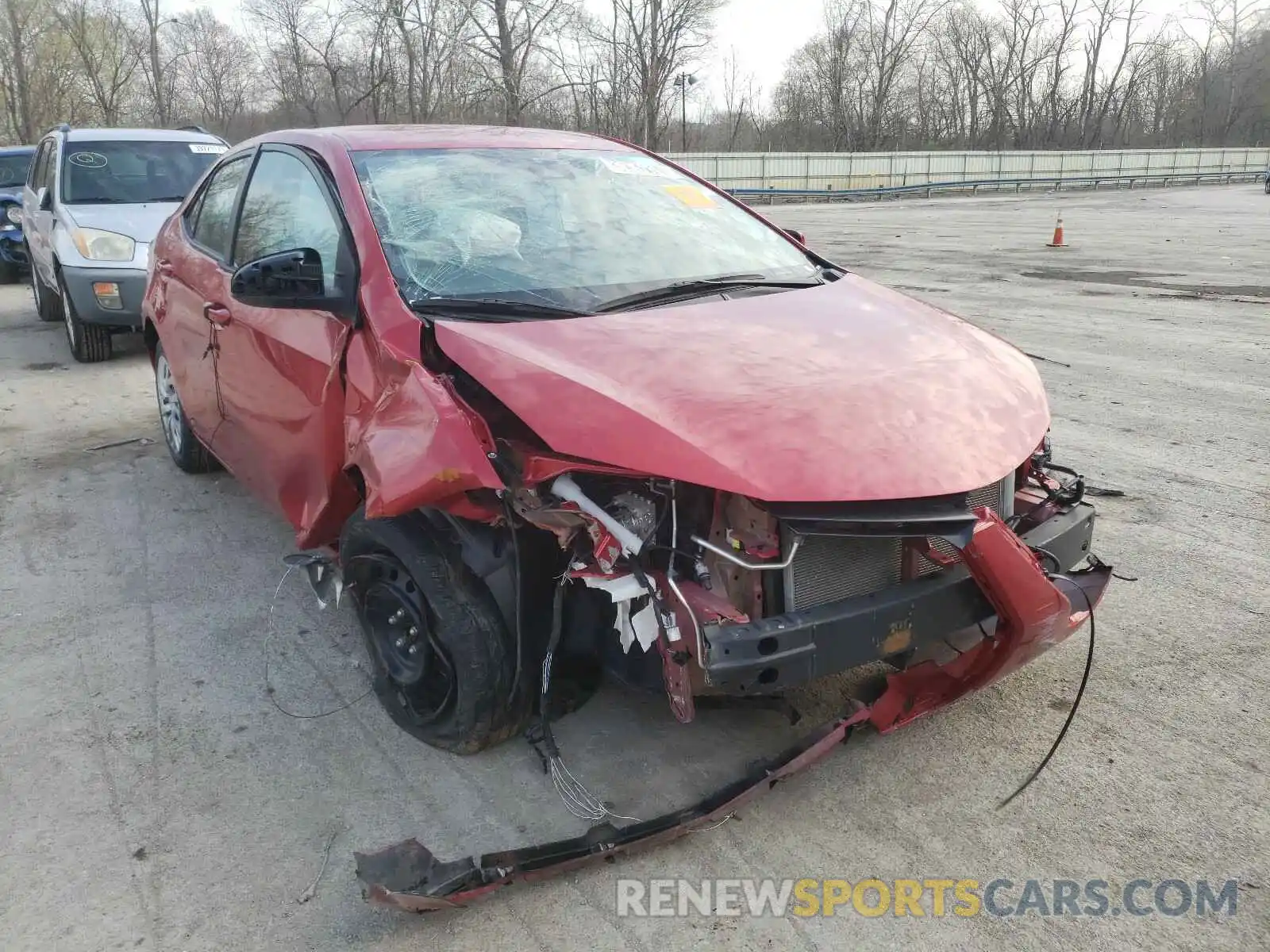 1 Photograph of a damaged car 5YFBURHE1KP918169 TOYOTA COROLLA 2019