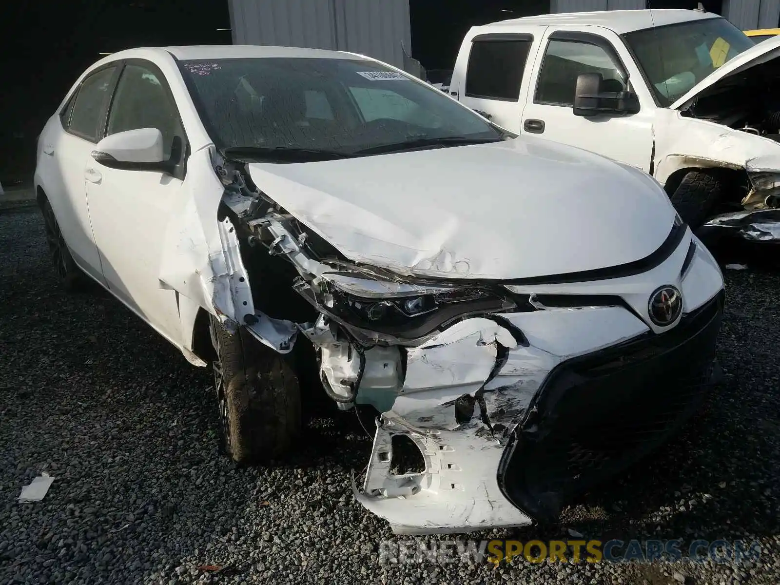 1 Photograph of a damaged car 5YFBURHE1KP918530 TOYOTA COROLLA 2019