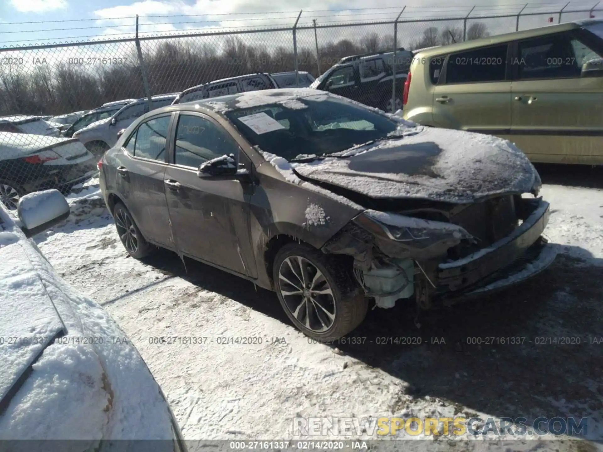 1 Photograph of a damaged car 5YFBURHE1KP918673 TOYOTA COROLLA 2019