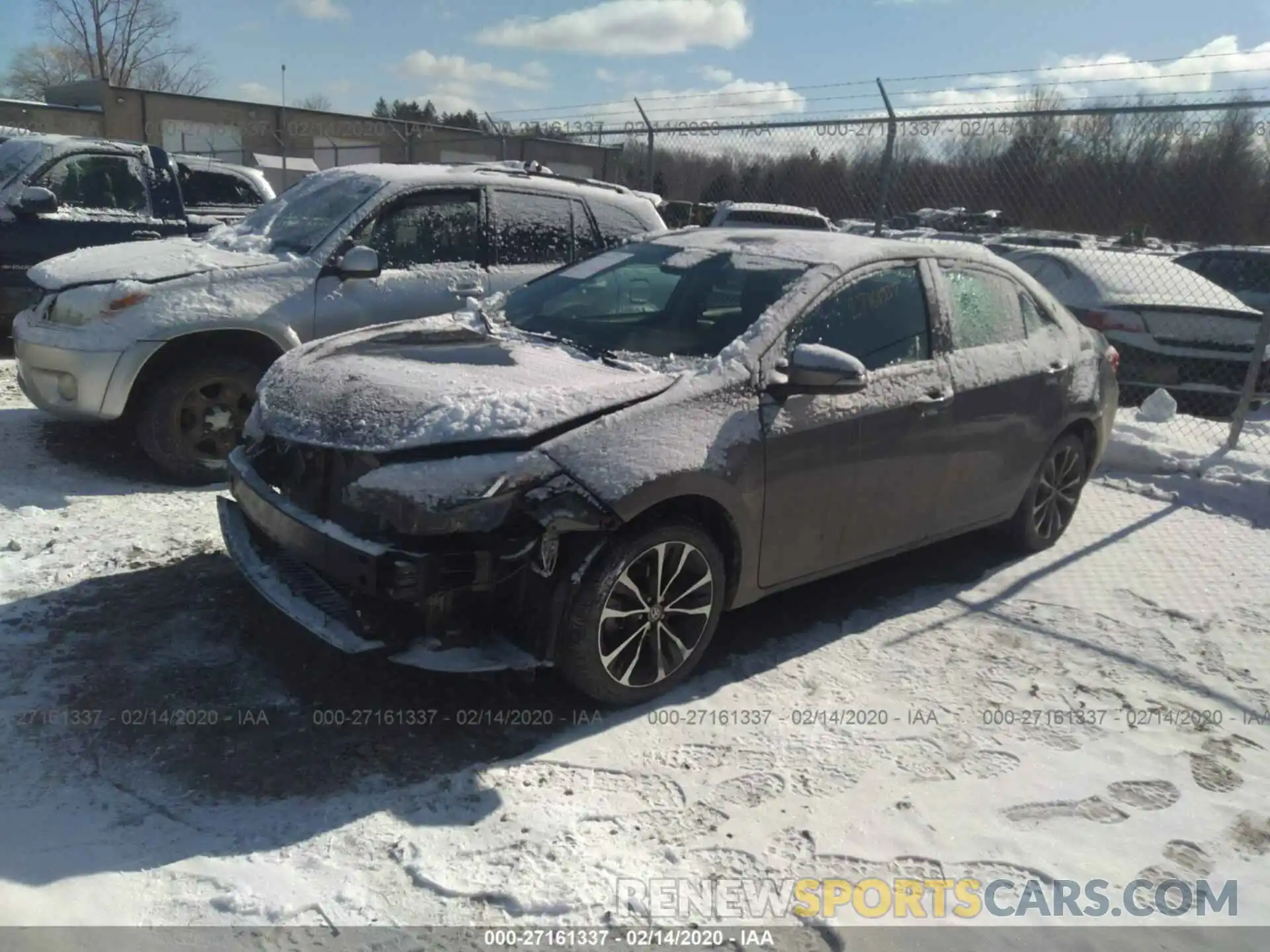 2 Photograph of a damaged car 5YFBURHE1KP918673 TOYOTA COROLLA 2019