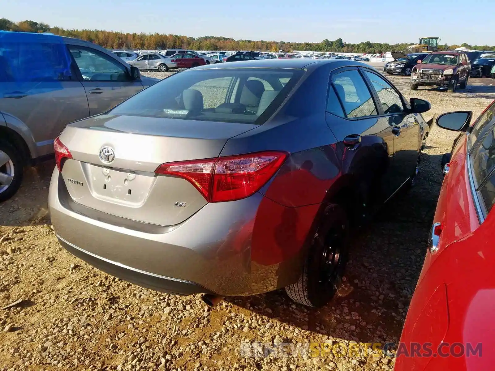 4 Photograph of a damaged car 5YFBURHE1KP919063 TOYOTA COROLLA 2019