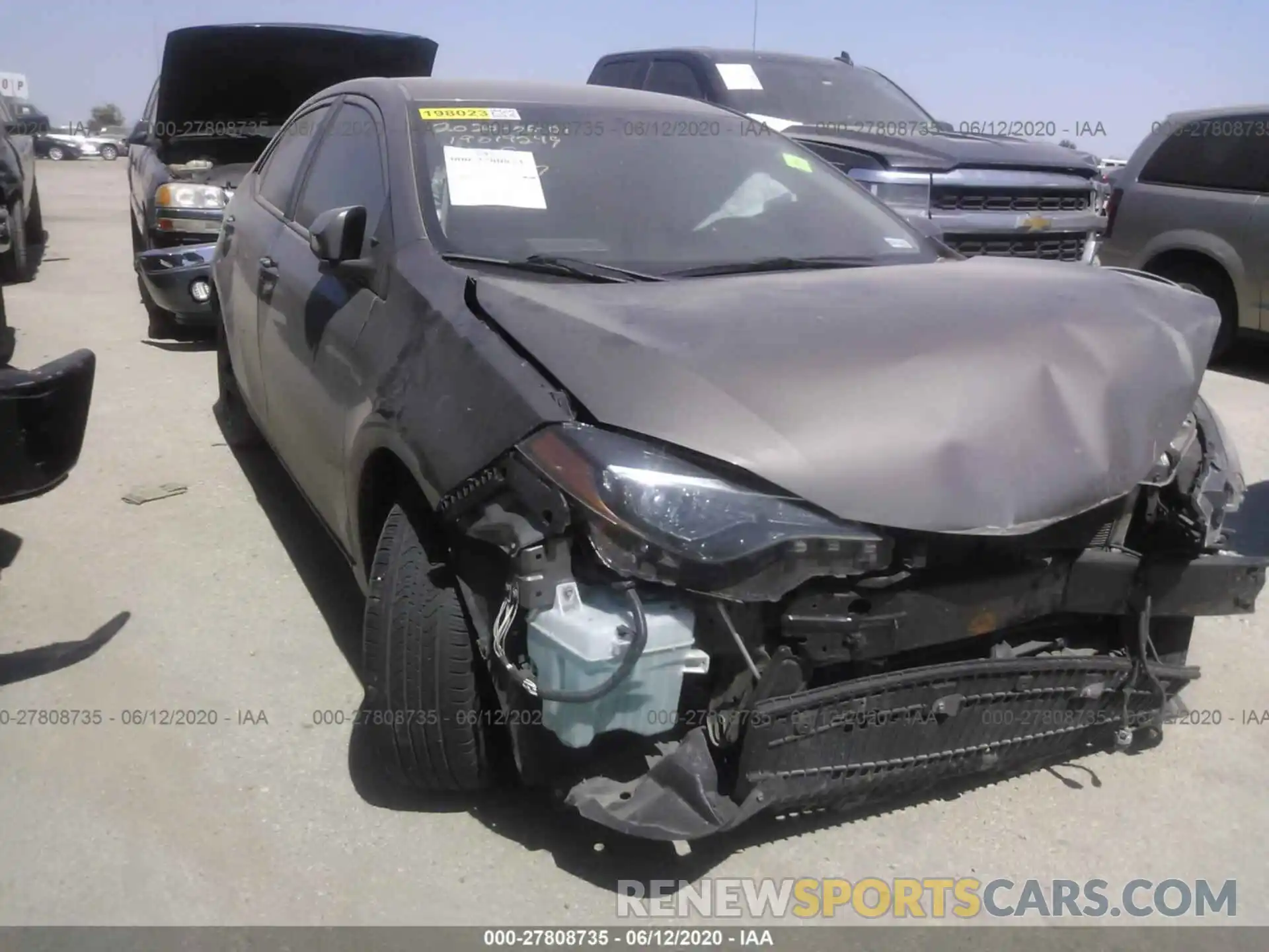 6 Photograph of a damaged car 5YFBURHE1KP919127 TOYOTA COROLLA 2019