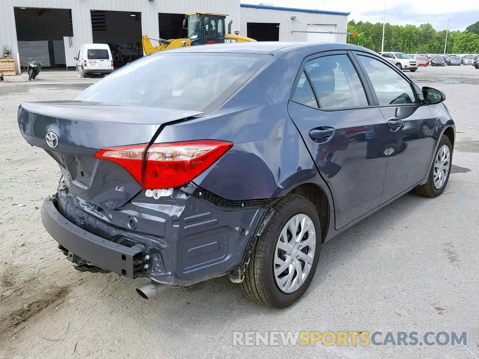 4 Photograph of a damaged car 5YFBURHE1KP919399 TOYOTA COROLLA 2019