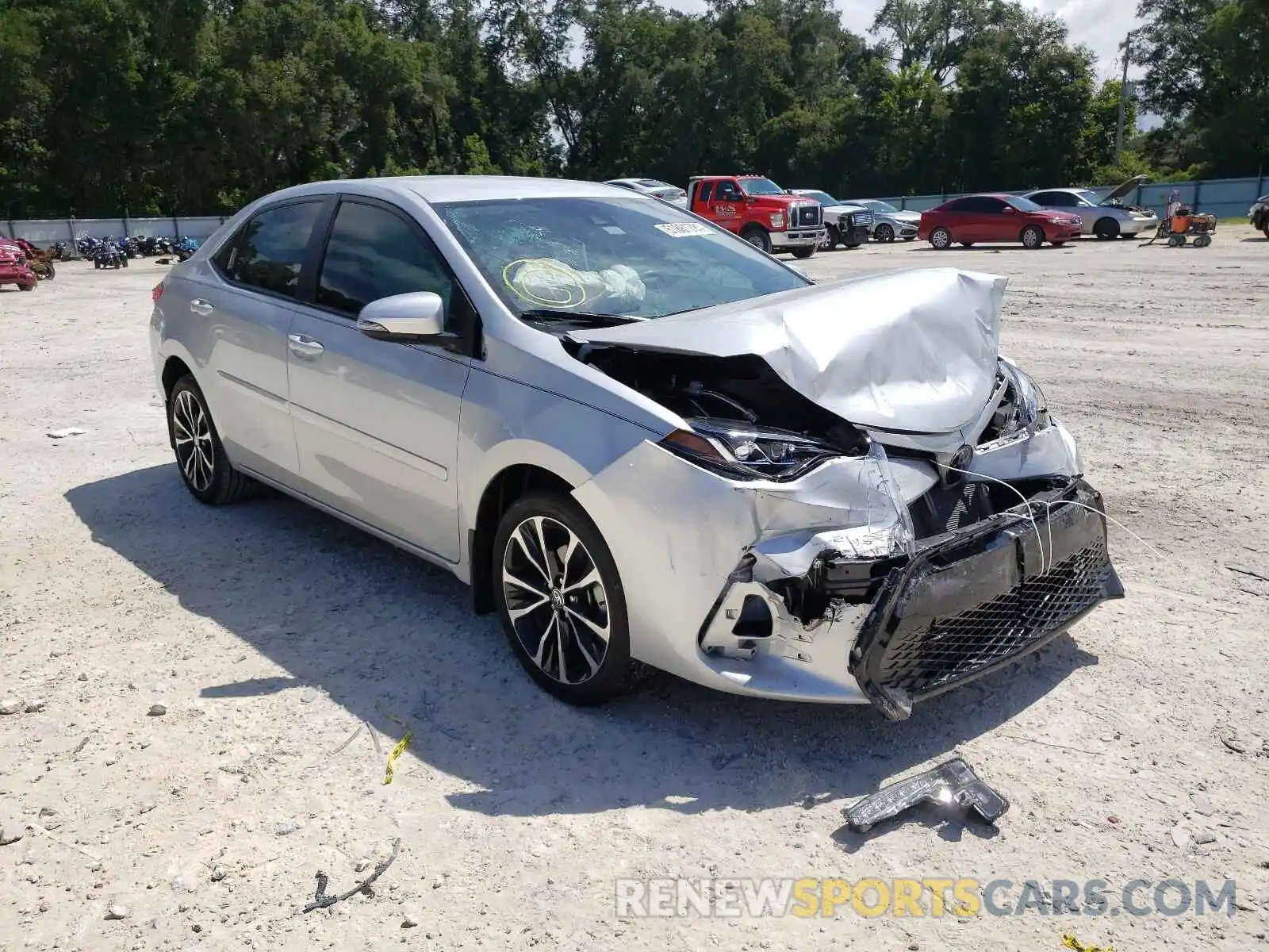 1 Photograph of a damaged car 5YFBURHE1KP919502 TOYOTA COROLLA 2019