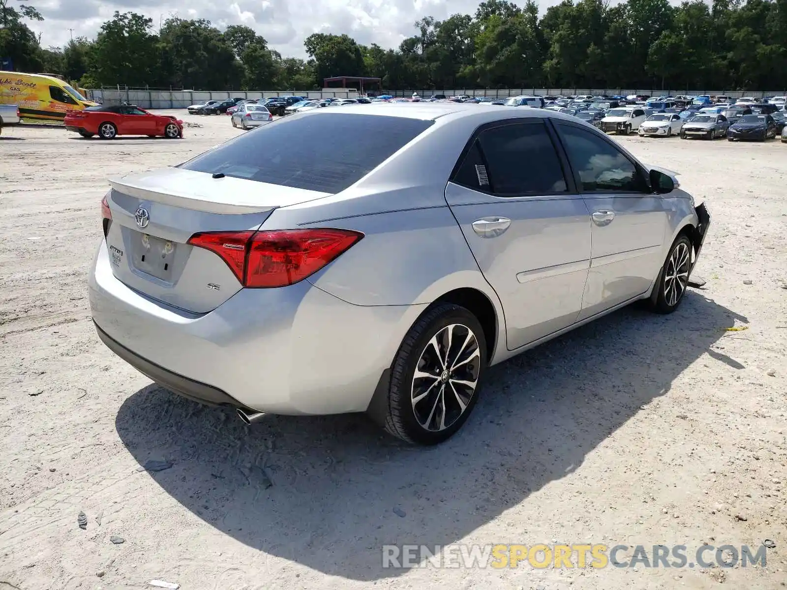 4 Photograph of a damaged car 5YFBURHE1KP919502 TOYOTA COROLLA 2019