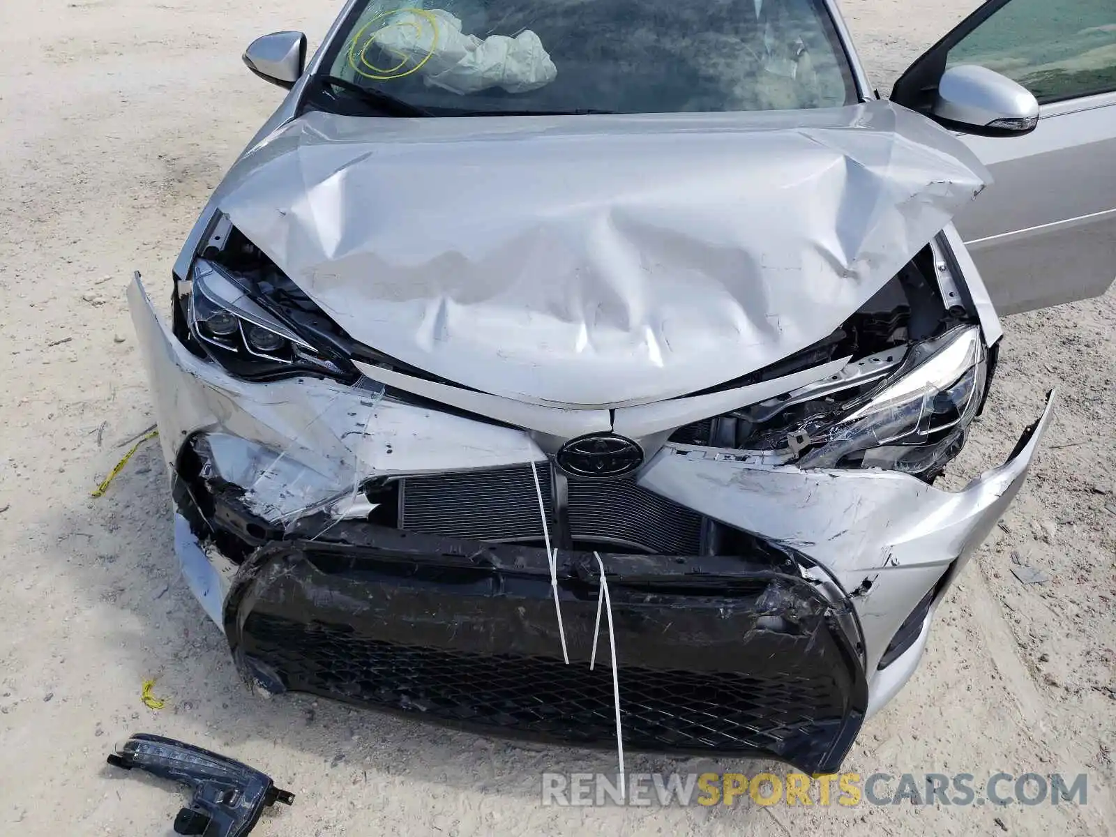 7 Photograph of a damaged car 5YFBURHE1KP919502 TOYOTA COROLLA 2019