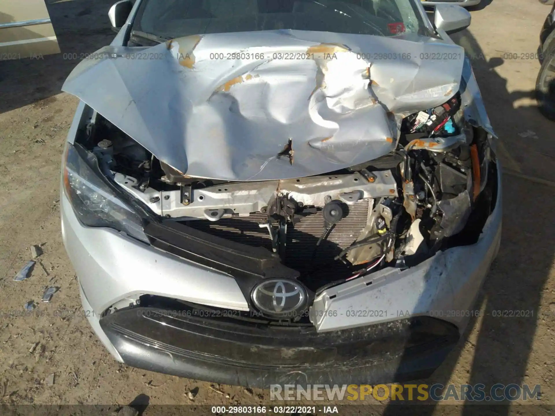 6 Photograph of a damaged car 5YFBURHE1KP919757 TOYOTA COROLLA 2019