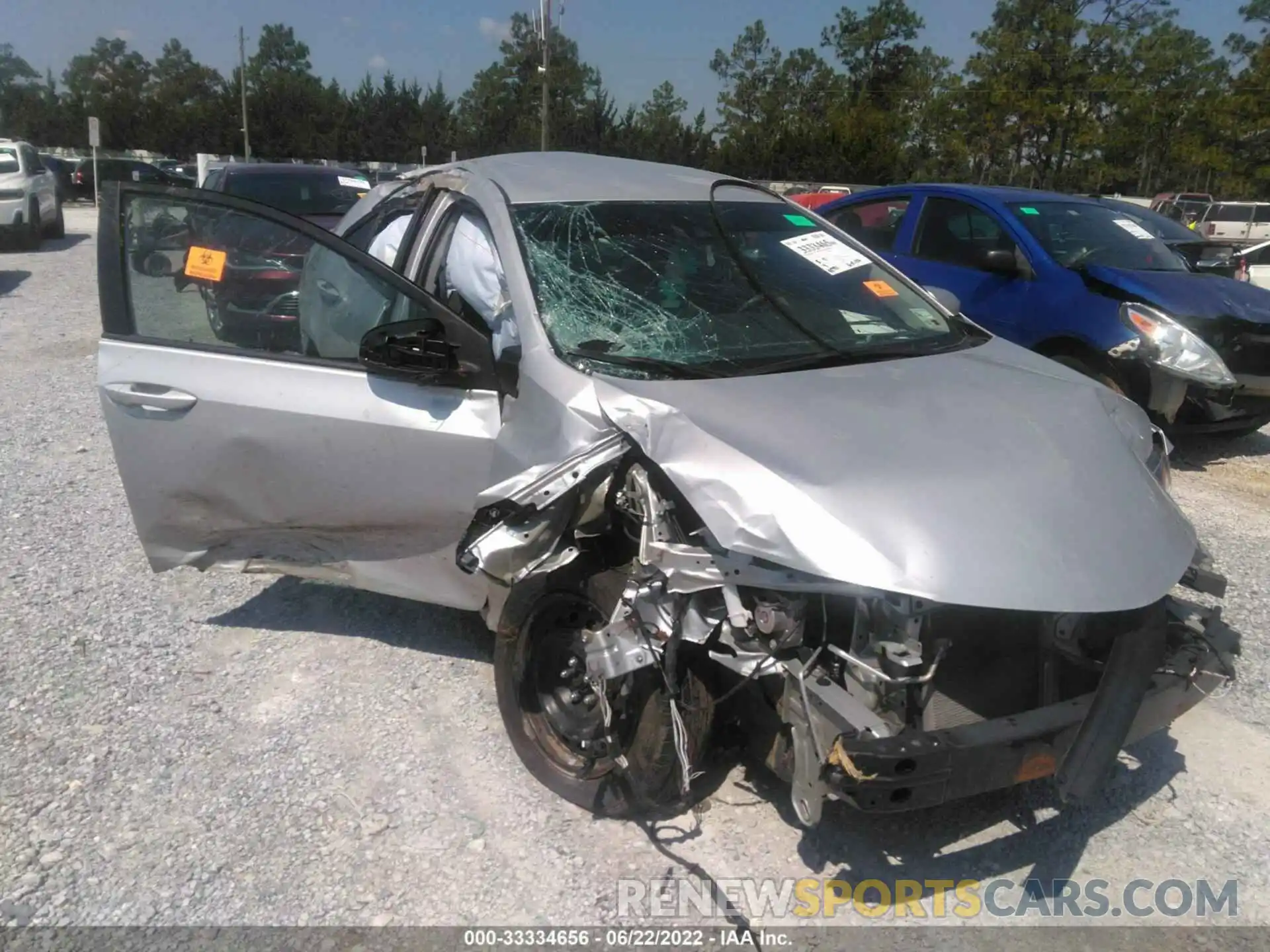 1 Photograph of a damaged car 5YFBURHE1KP919824 TOYOTA COROLLA 2019