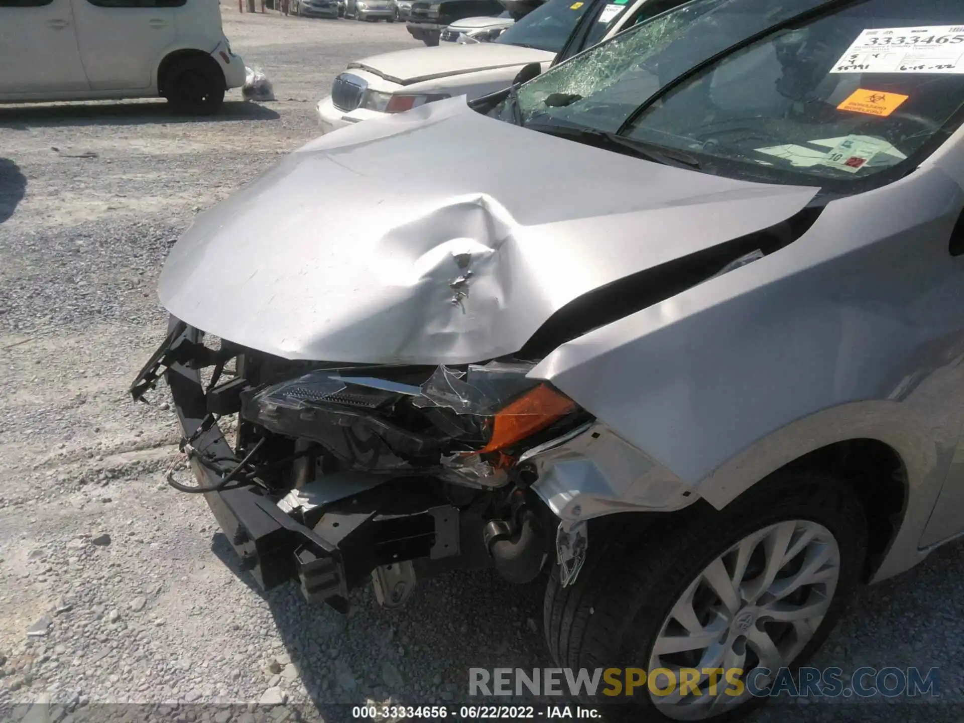 10 Photograph of a damaged car 5YFBURHE1KP919824 TOYOTA COROLLA 2019