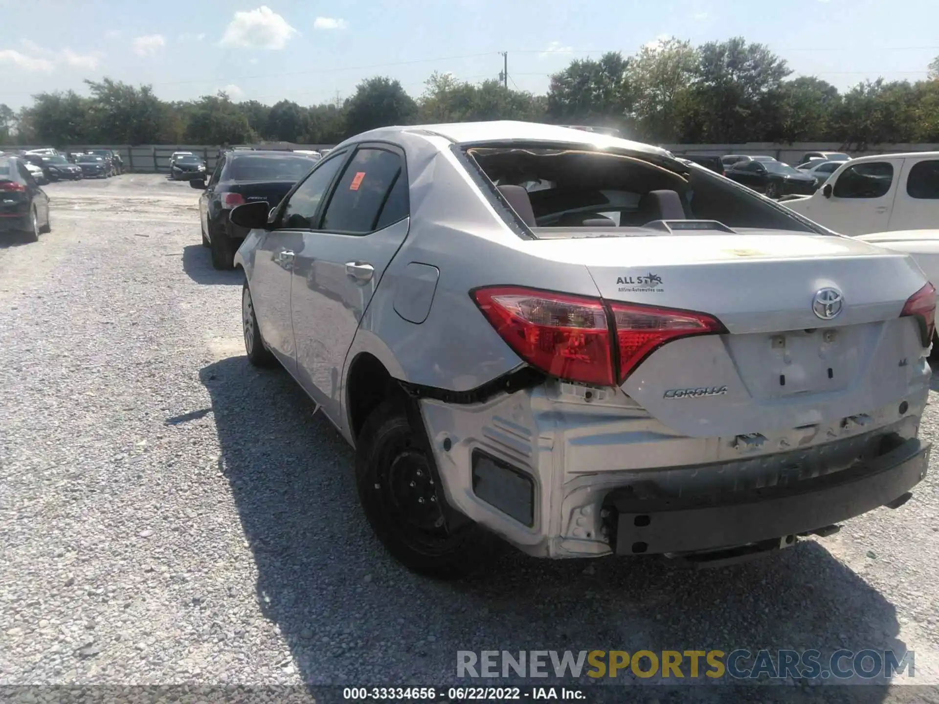 3 Photograph of a damaged car 5YFBURHE1KP919824 TOYOTA COROLLA 2019