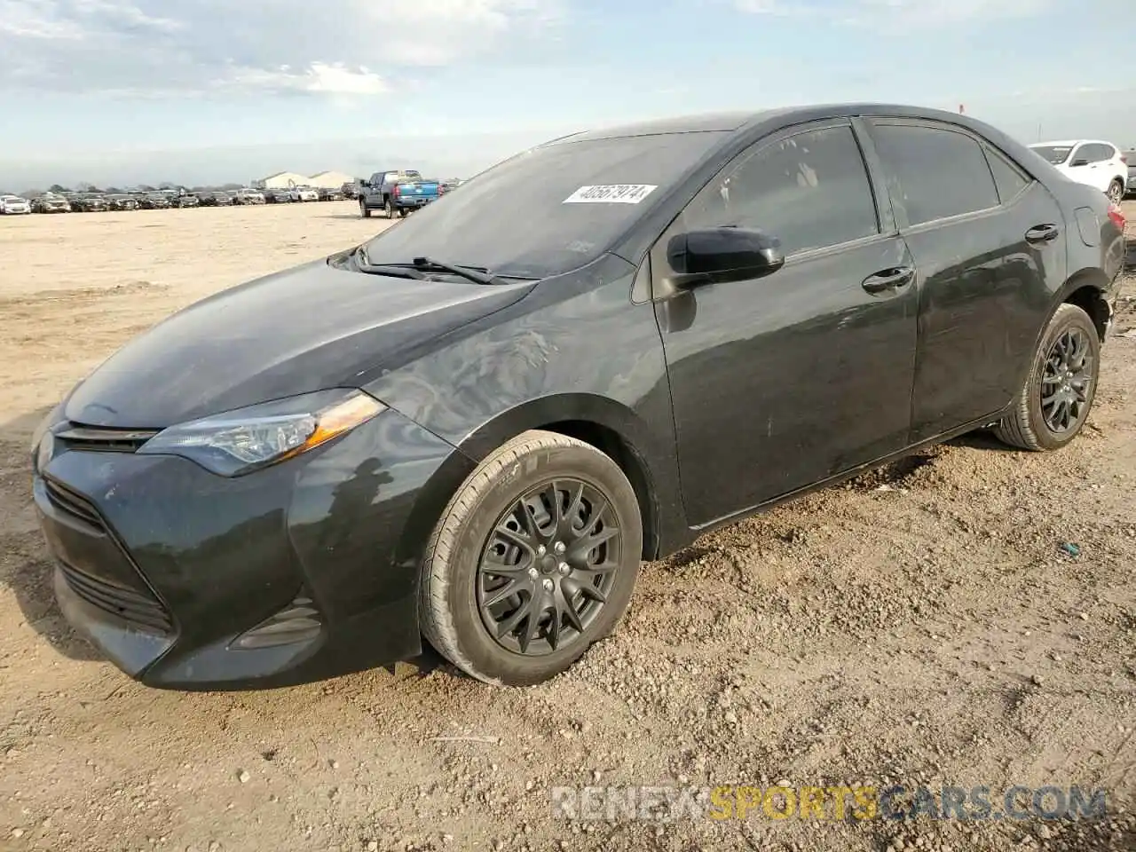 1 Photograph of a damaged car 5YFBURHE1KP920102 TOYOTA COROLLA 2019