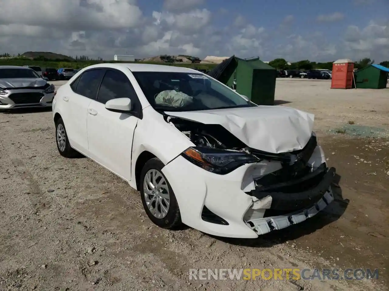 1 Photograph of a damaged car 5YFBURHE1KP920150 TOYOTA COROLLA 2019