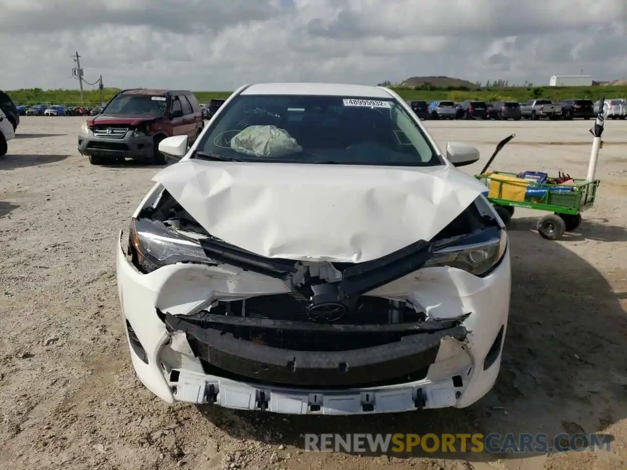 9 Photograph of a damaged car 5YFBURHE1KP920150 TOYOTA COROLLA 2019