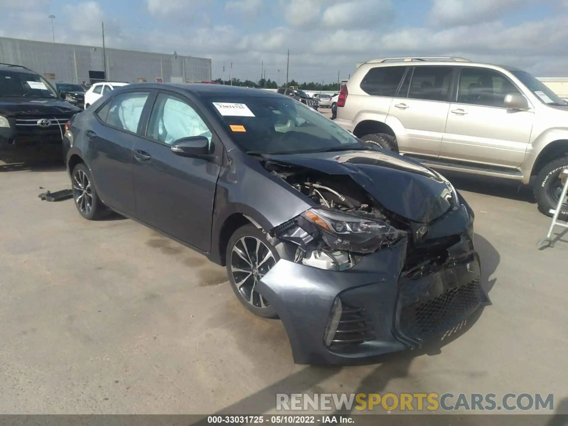 1 Photograph of a damaged car 5YFBURHE1KP920648 TOYOTA COROLLA 2019