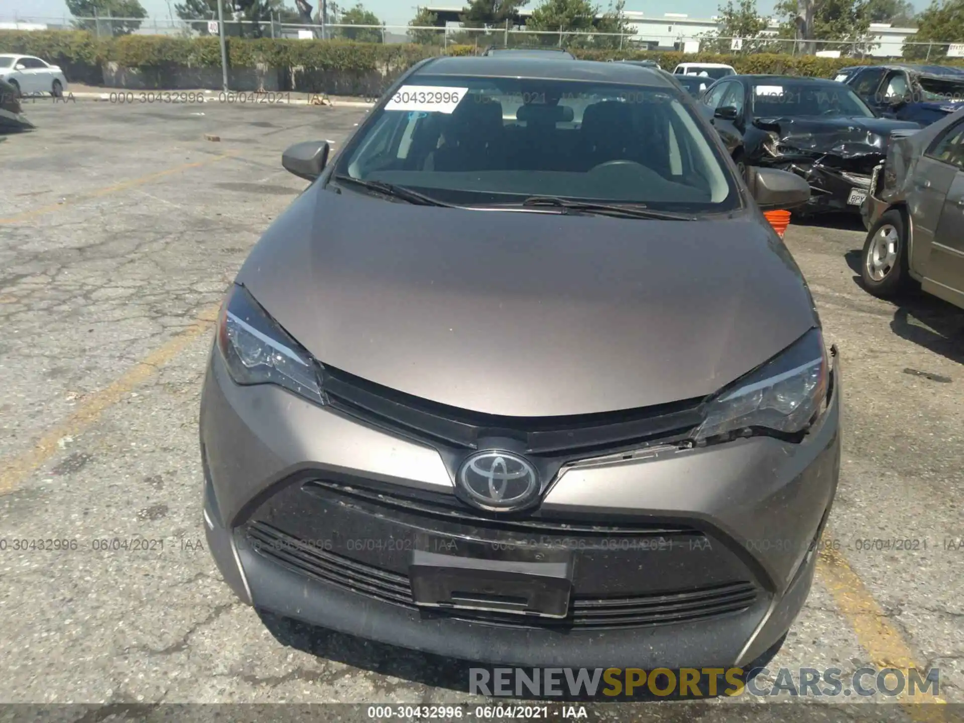 6 Photograph of a damaged car 5YFBURHE1KP920889 TOYOTA COROLLA 2019