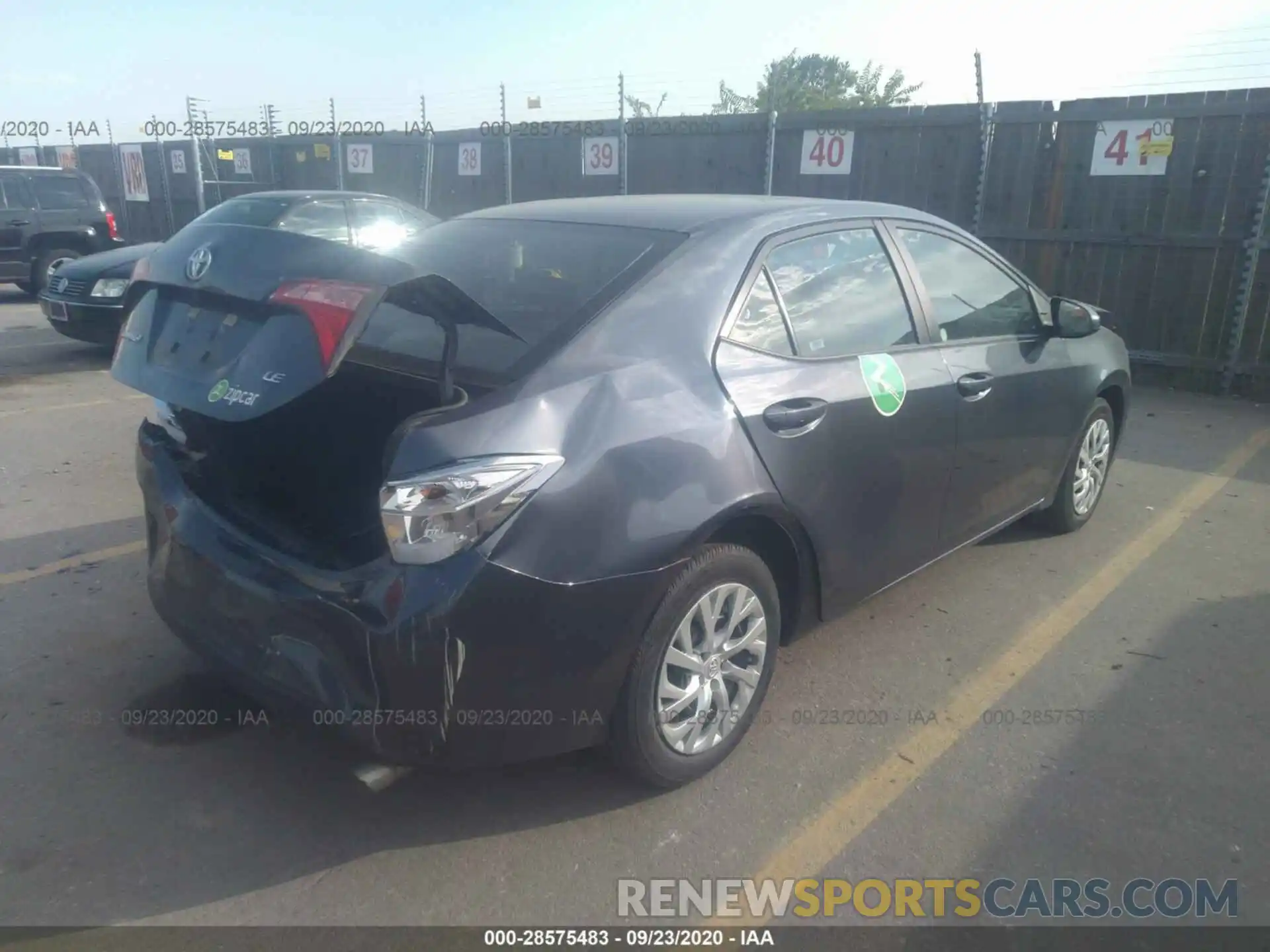 4 Photograph of a damaged car 5YFBURHE1KP921346 TOYOTA COROLLA 2019