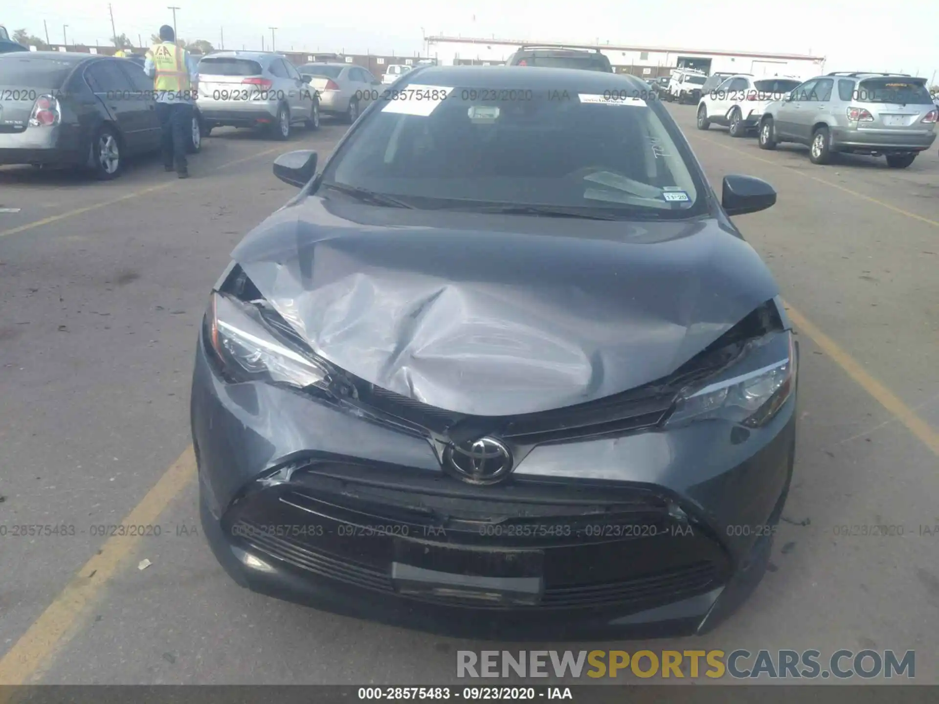 6 Photograph of a damaged car 5YFBURHE1KP921346 TOYOTA COROLLA 2019