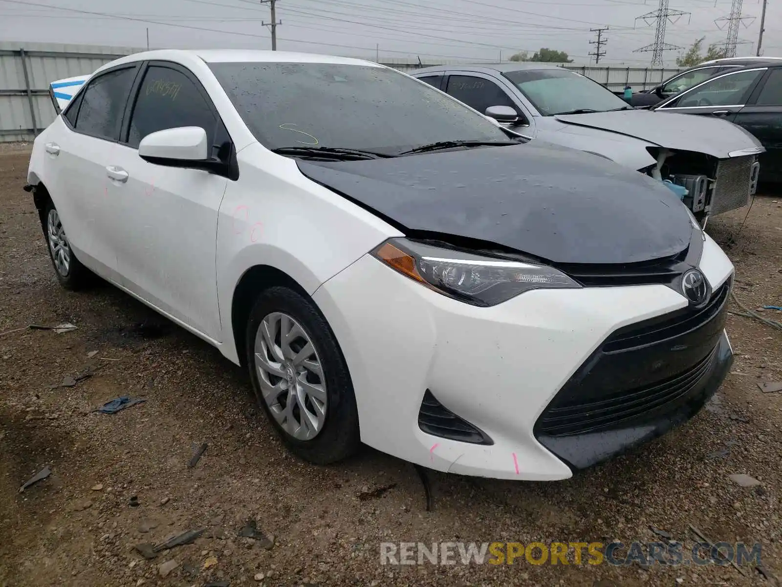 1 Photograph of a damaged car 5YFBURHE1KP921573 TOYOTA COROLLA 2019