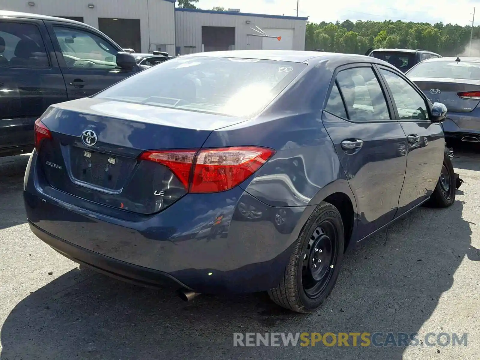 4 Photograph of a damaged car 5YFBURHE1KP921783 TOYOTA COROLLA 2019