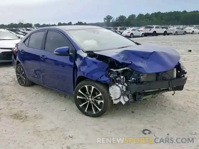 1 Photograph of a damaged car 5YFBURHE1KP922304 TOYOTA COROLLA 2019