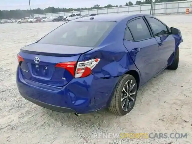 4 Photograph of a damaged car 5YFBURHE1KP922304 TOYOTA COROLLA 2019