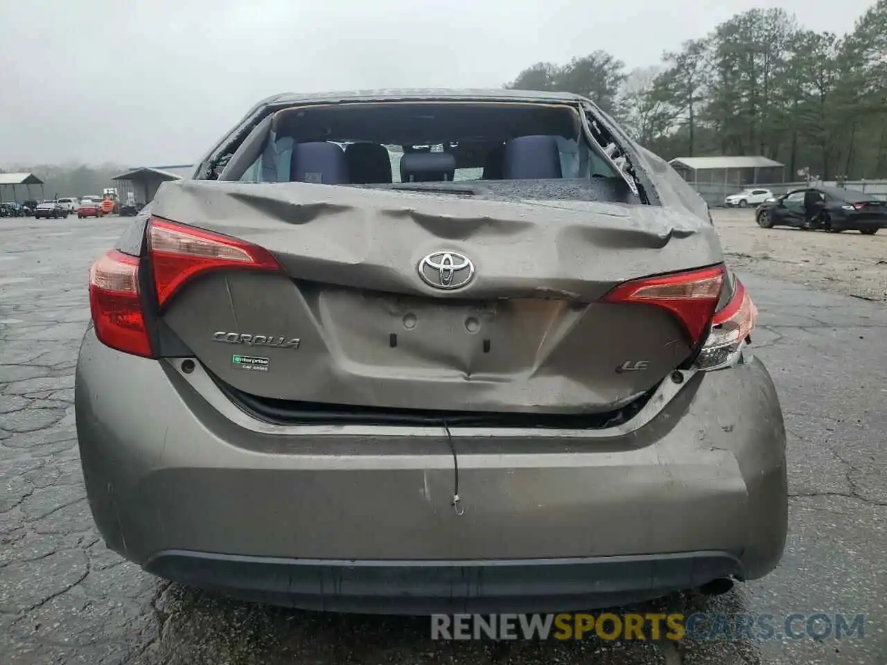 6 Photograph of a damaged car 5YFBURHE1KP922321 TOYOTA COROLLA 2019