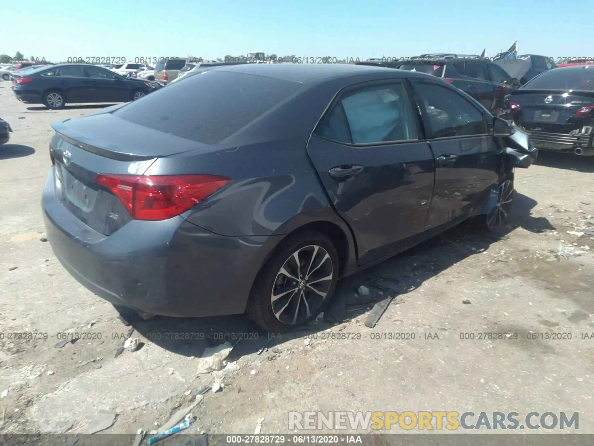 4 Photograph of a damaged car 5YFBURHE1KP922853 TOYOTA COROLLA 2019