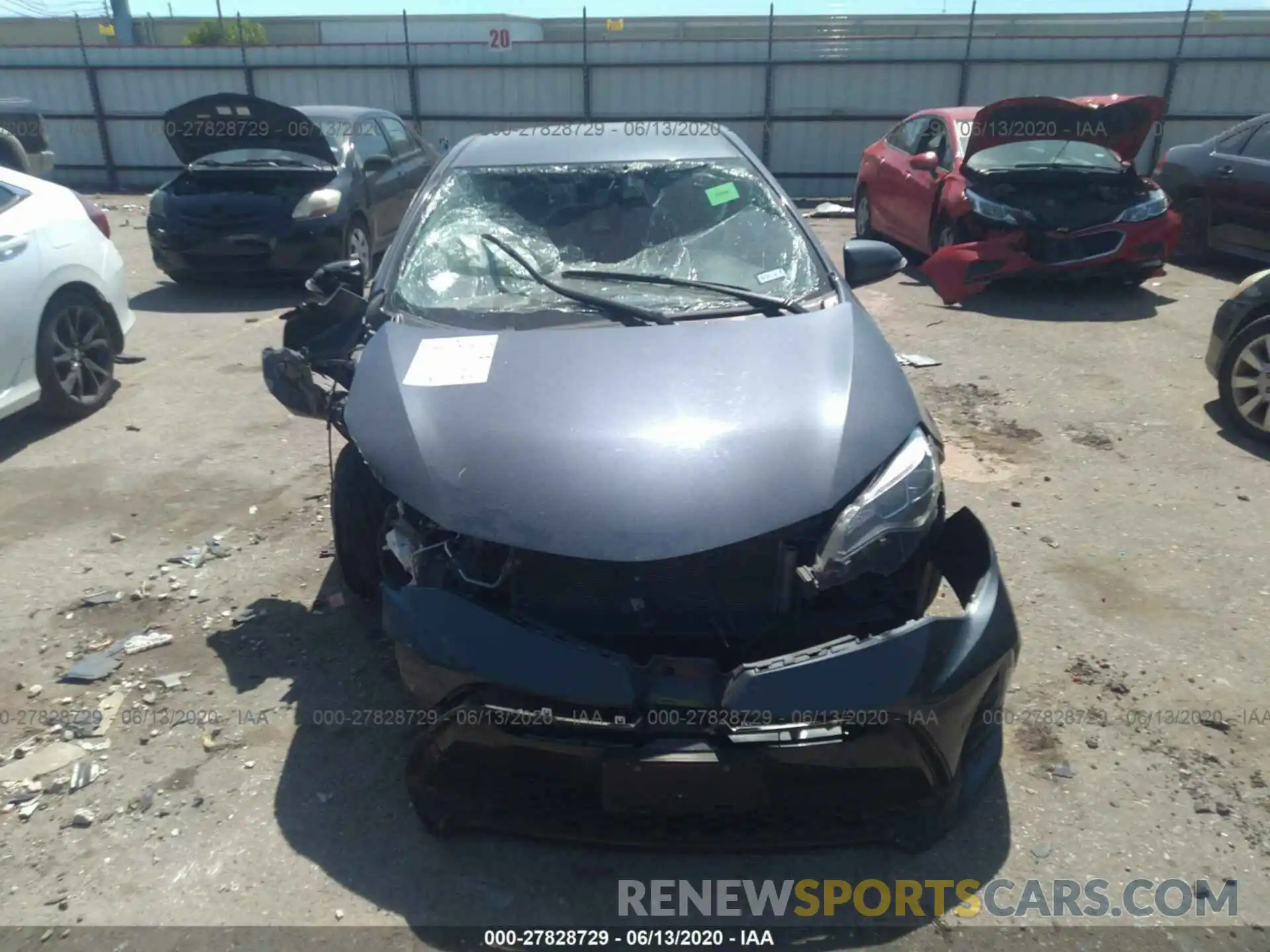 6 Photograph of a damaged car 5YFBURHE1KP922853 TOYOTA COROLLA 2019