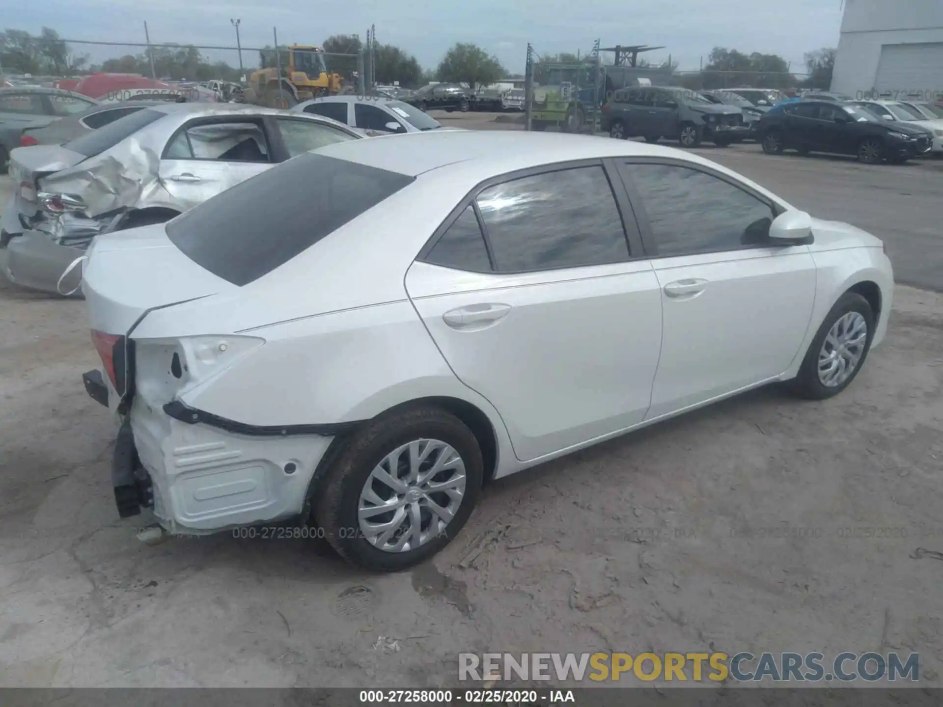 4 Photograph of a damaged car 5YFBURHE1KP923470 TOYOTA COROLLA 2019