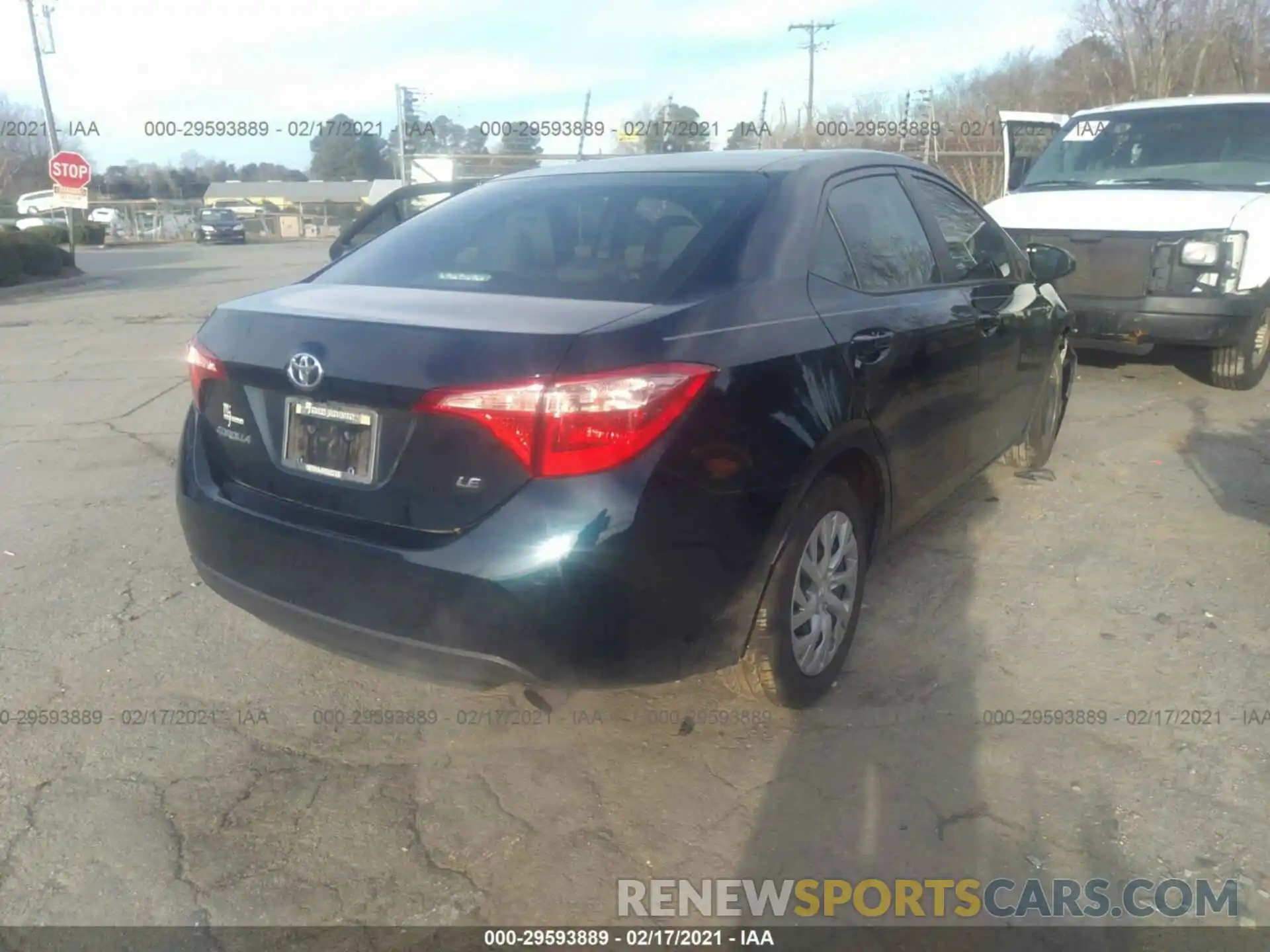 4 Photograph of a damaged car 5YFBURHE1KP924196 TOYOTA COROLLA 2019