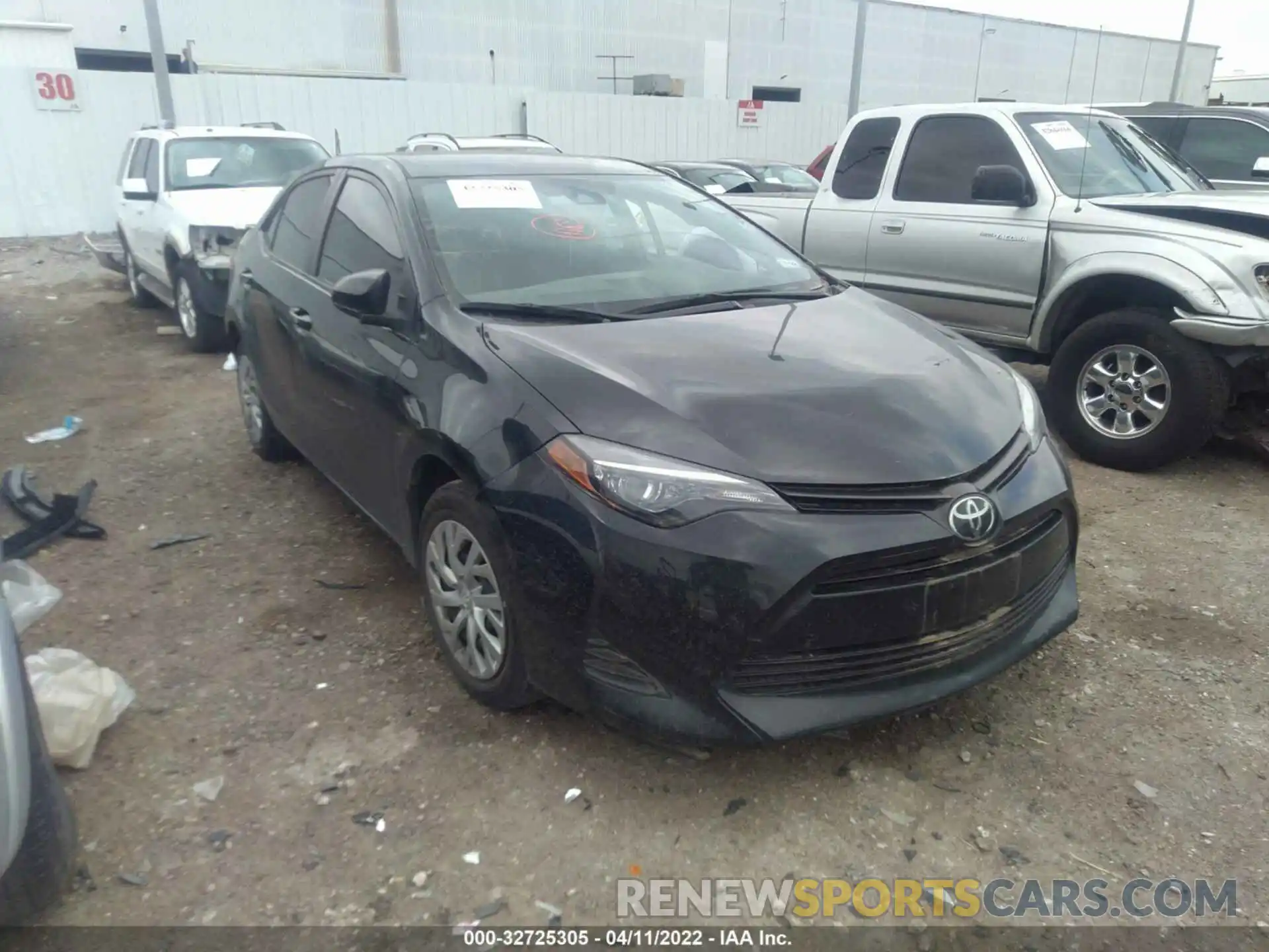 1 Photograph of a damaged car 5YFBURHE1KP924490 TOYOTA COROLLA 2019