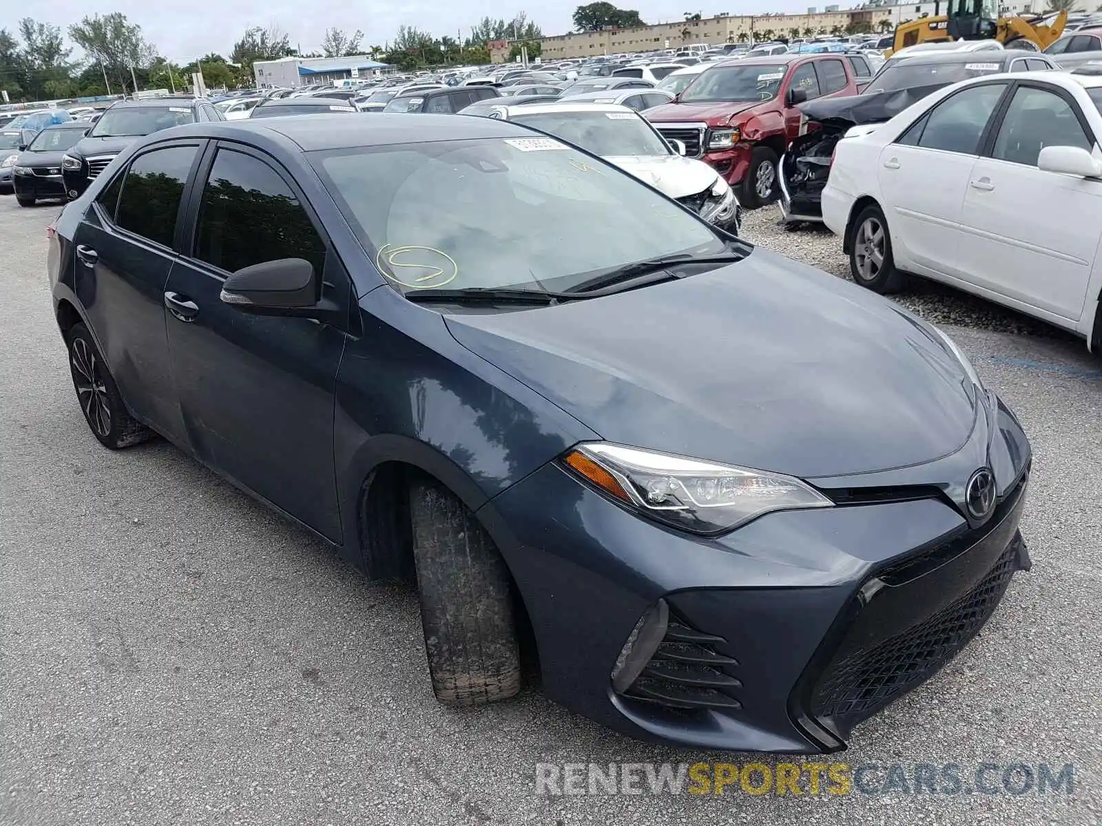 1 Photograph of a damaged car 5YFBURHE1KP924831 TOYOTA COROLLA 2019