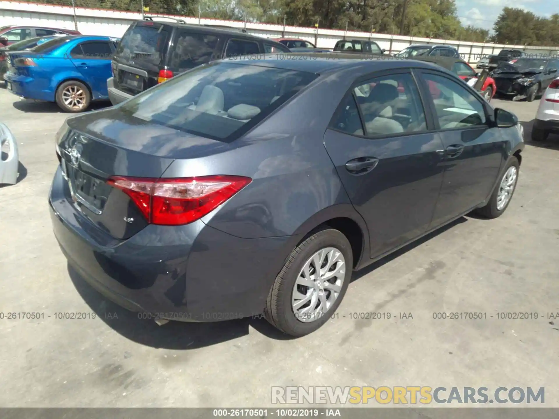 4 Photograph of a damaged car 5YFBURHE1KP925283 TOYOTA COROLLA 2019