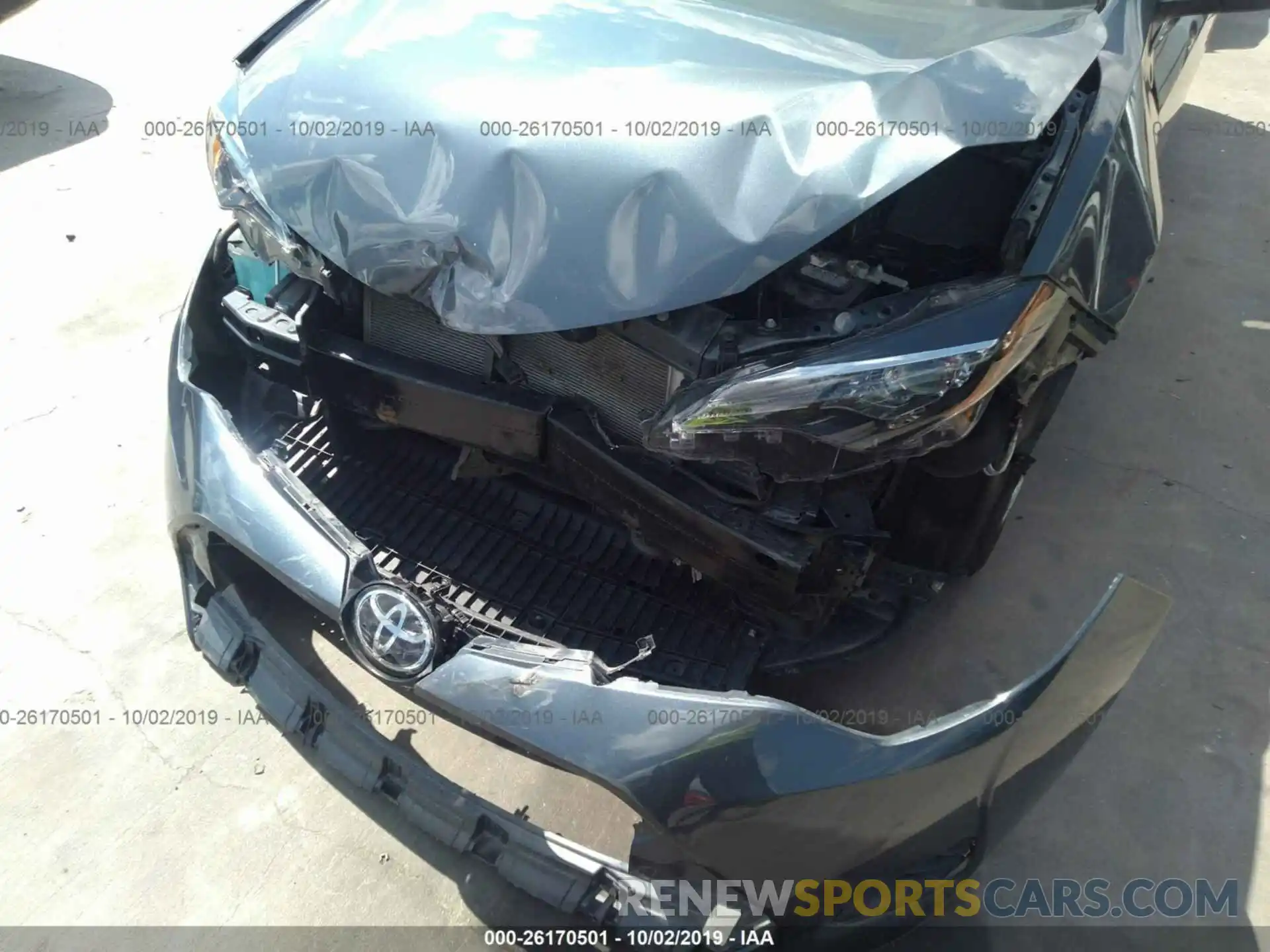 6 Photograph of a damaged car 5YFBURHE1KP925283 TOYOTA COROLLA 2019