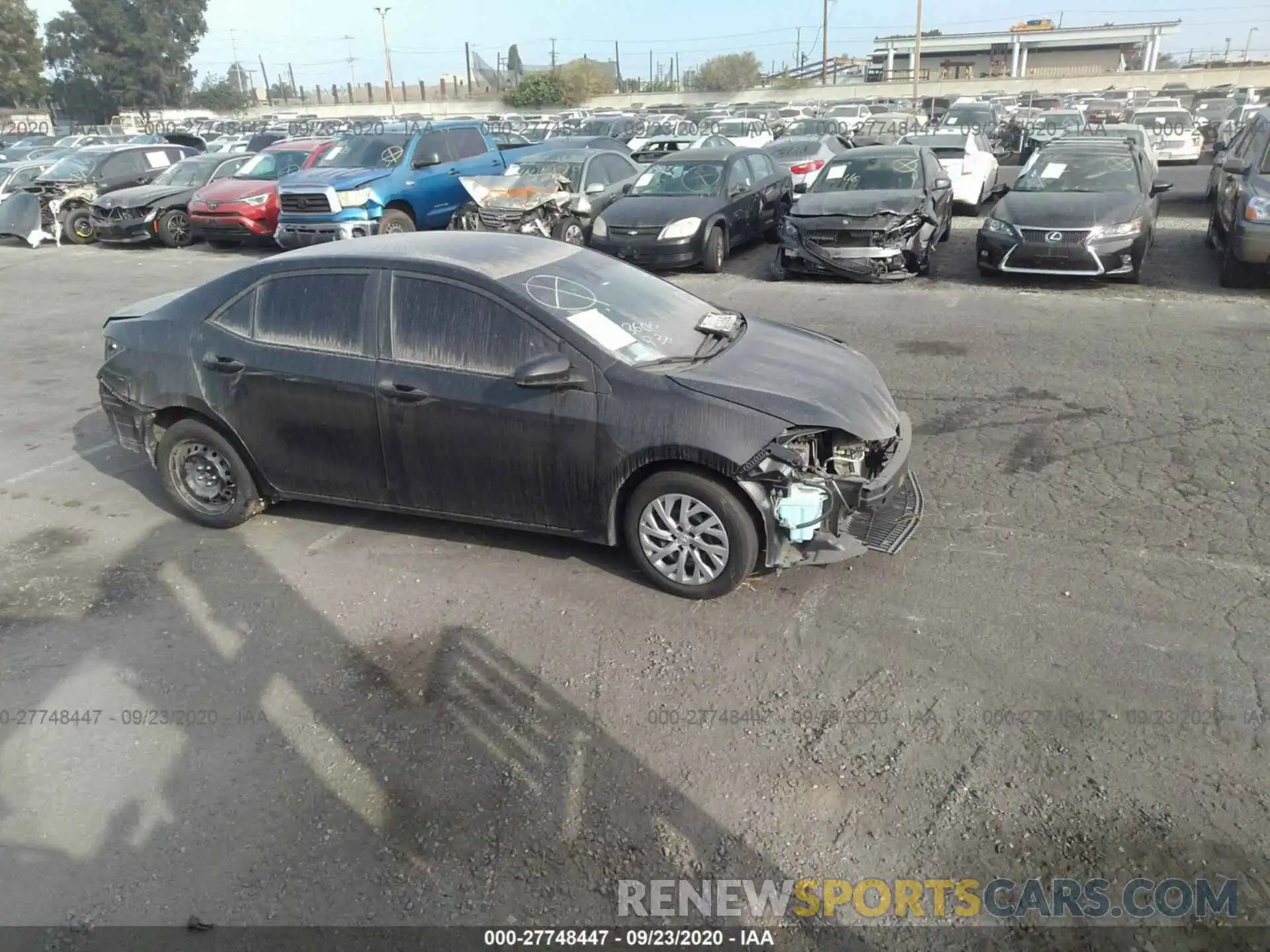 1 Photograph of a damaged car 5YFBURHE1KP925428 TOYOTA COROLLA 2019