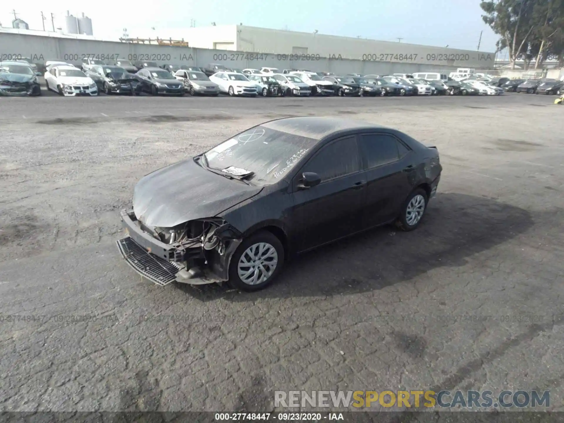 2 Photograph of a damaged car 5YFBURHE1KP925428 TOYOTA COROLLA 2019