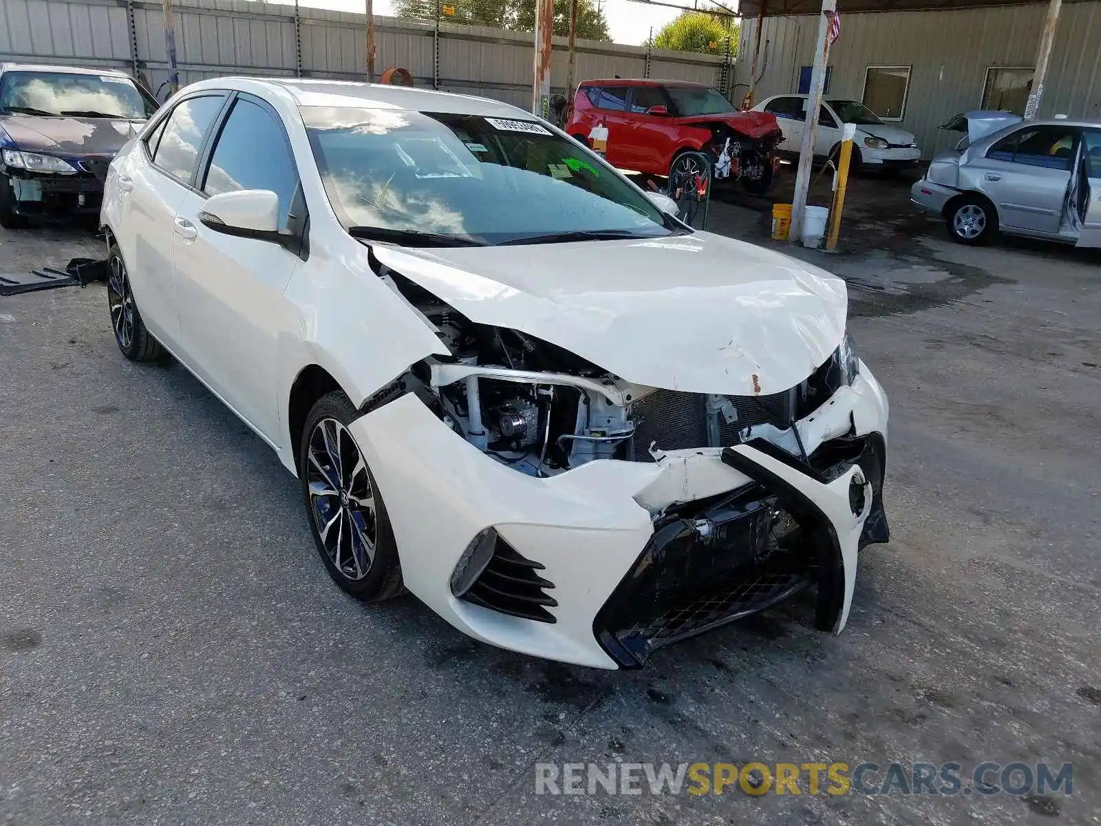 1 Photograph of a damaged car 5YFBURHE1KP925803 TOYOTA COROLLA 2019