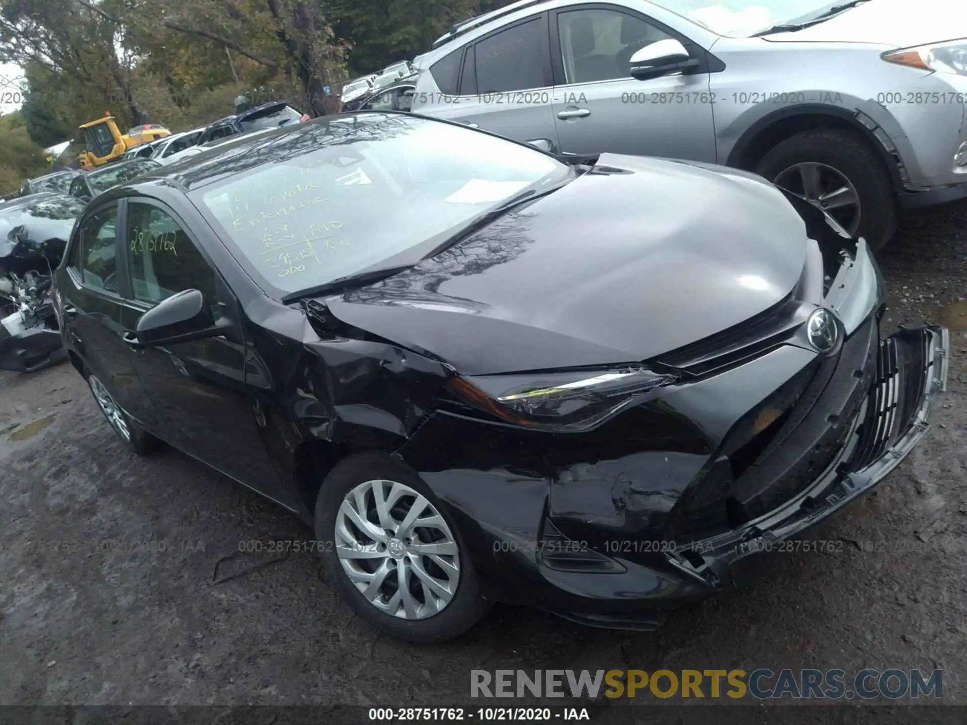 1 Photograph of a damaged car 5YFBURHE1KP926109 TOYOTA COROLLA 2019